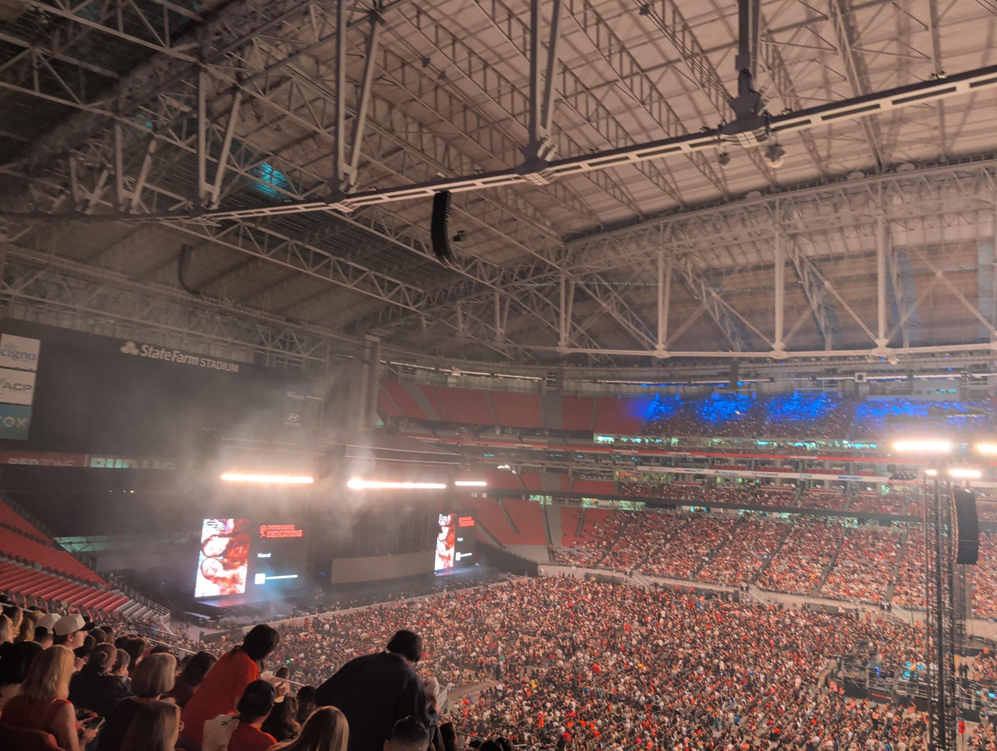Real Fan View taken from Section 236 at State Farm Stadium by Heather F