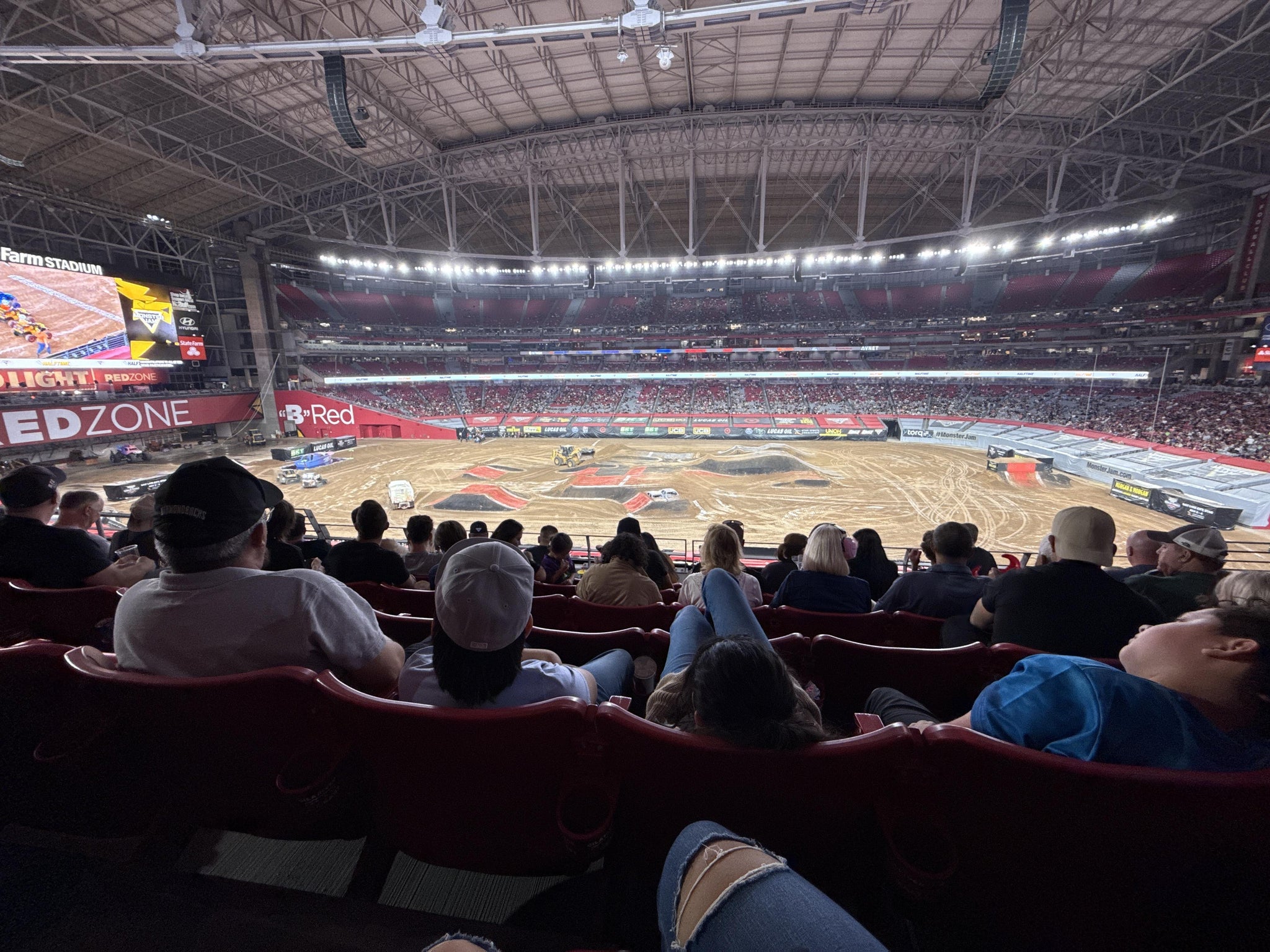 Real Fan View taken from Section 237 at State Farm Stadium by Amber A