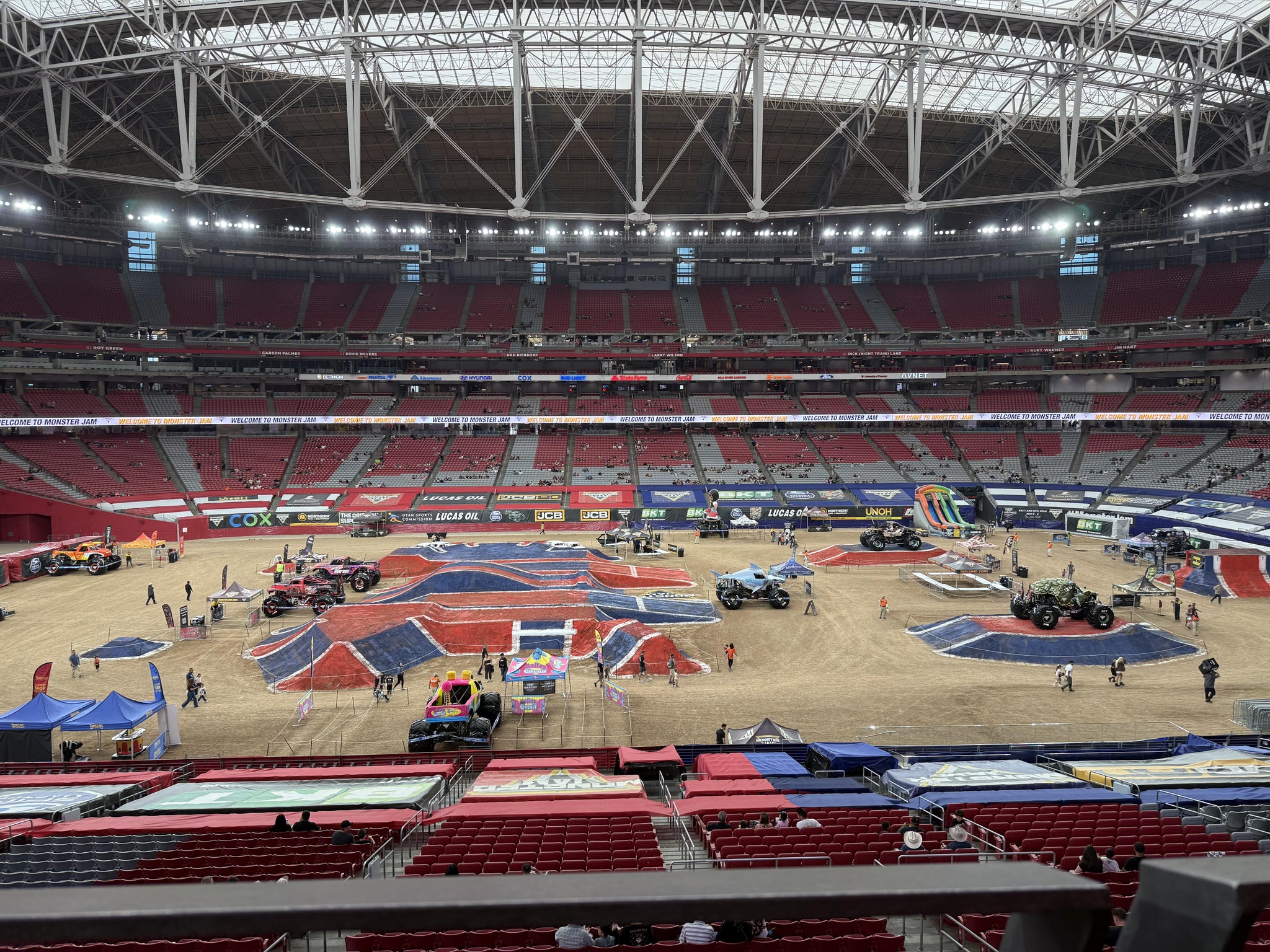Real Fan View taken from Section 238 at State Farm Stadium by Stephen D