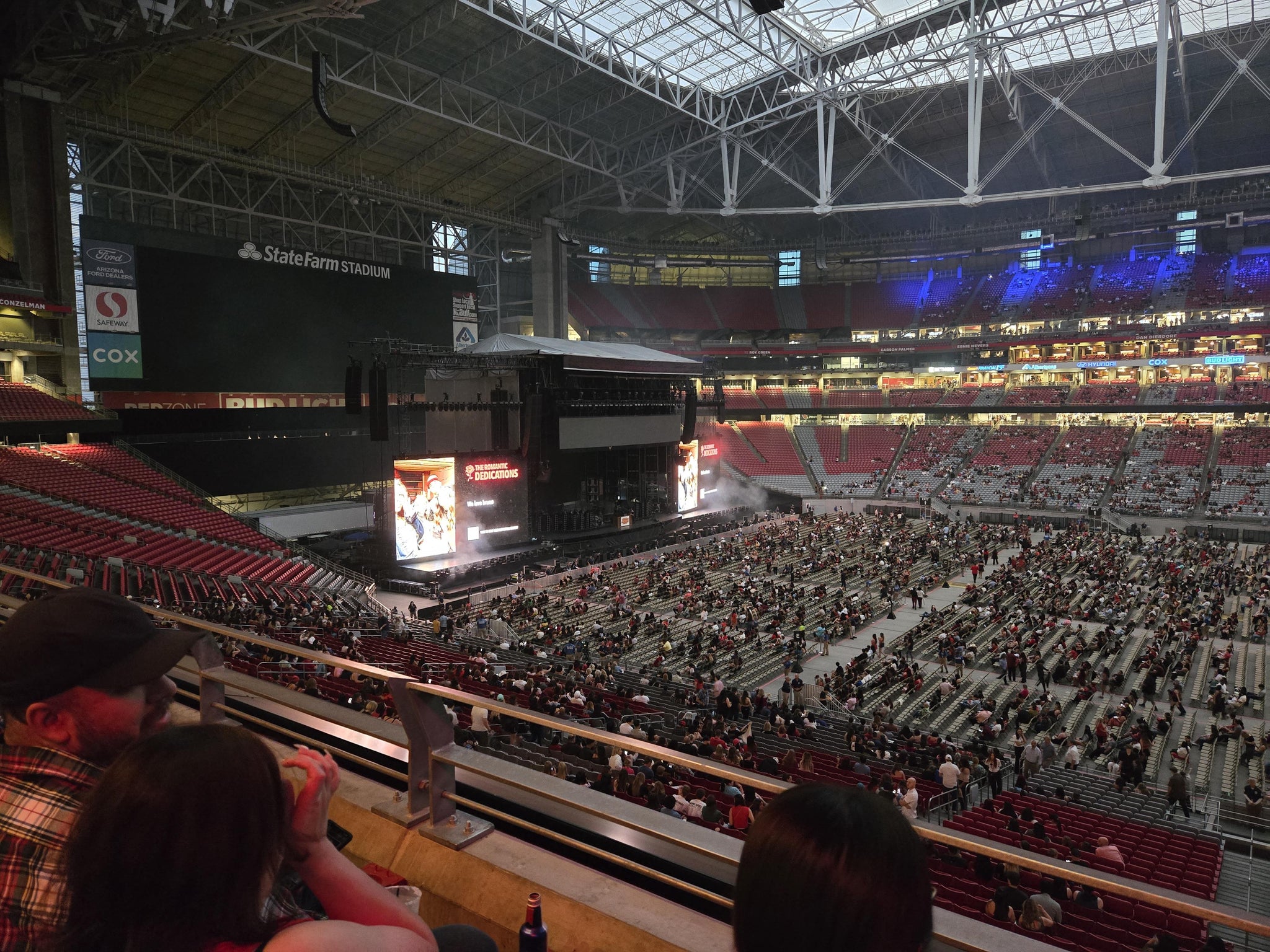 Real Fan View taken from Section 238 at State Farm Stadium by Adam R