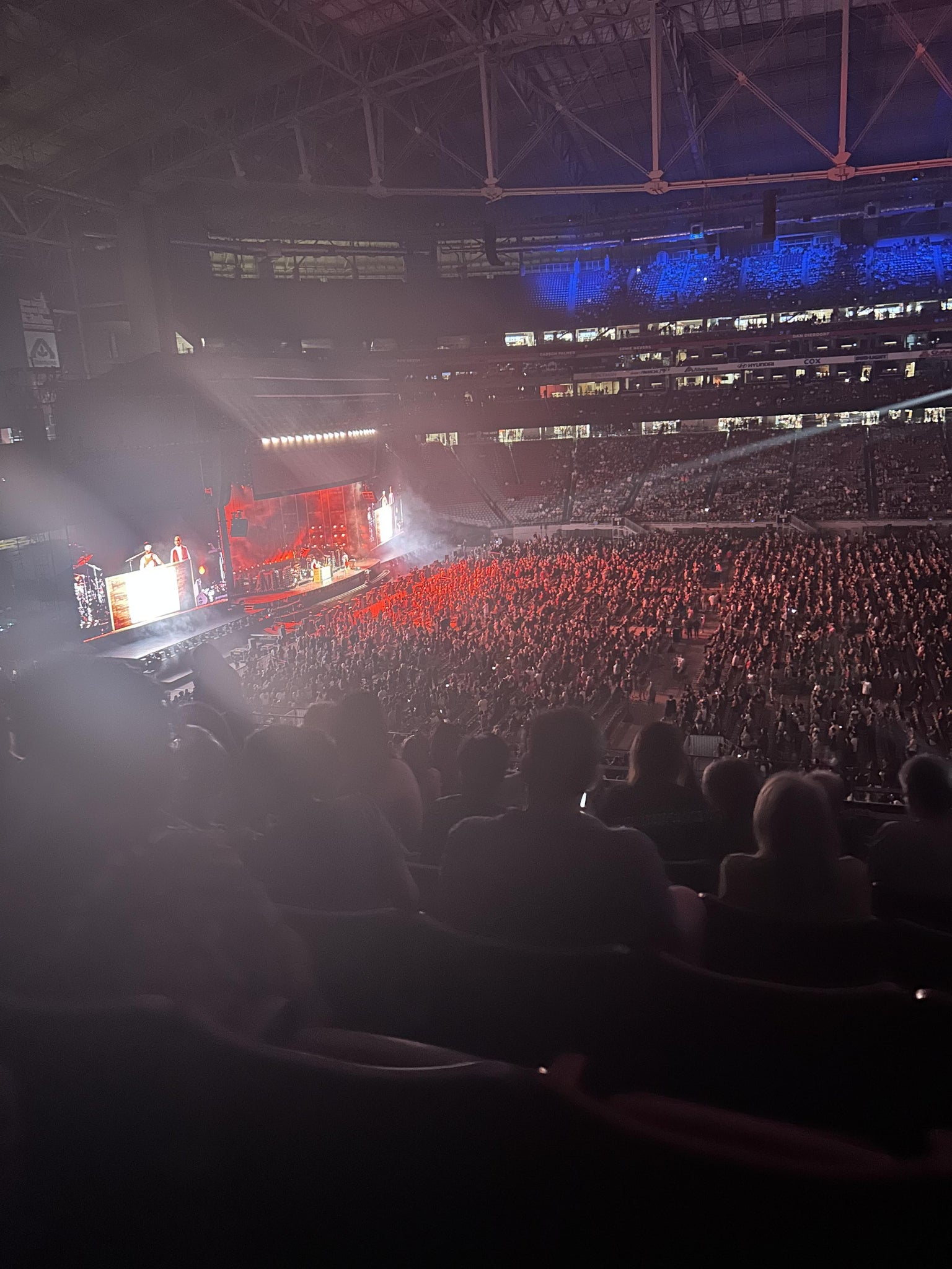 Real Fan View taken from Section 239 at State Farm Stadium by Aaron M