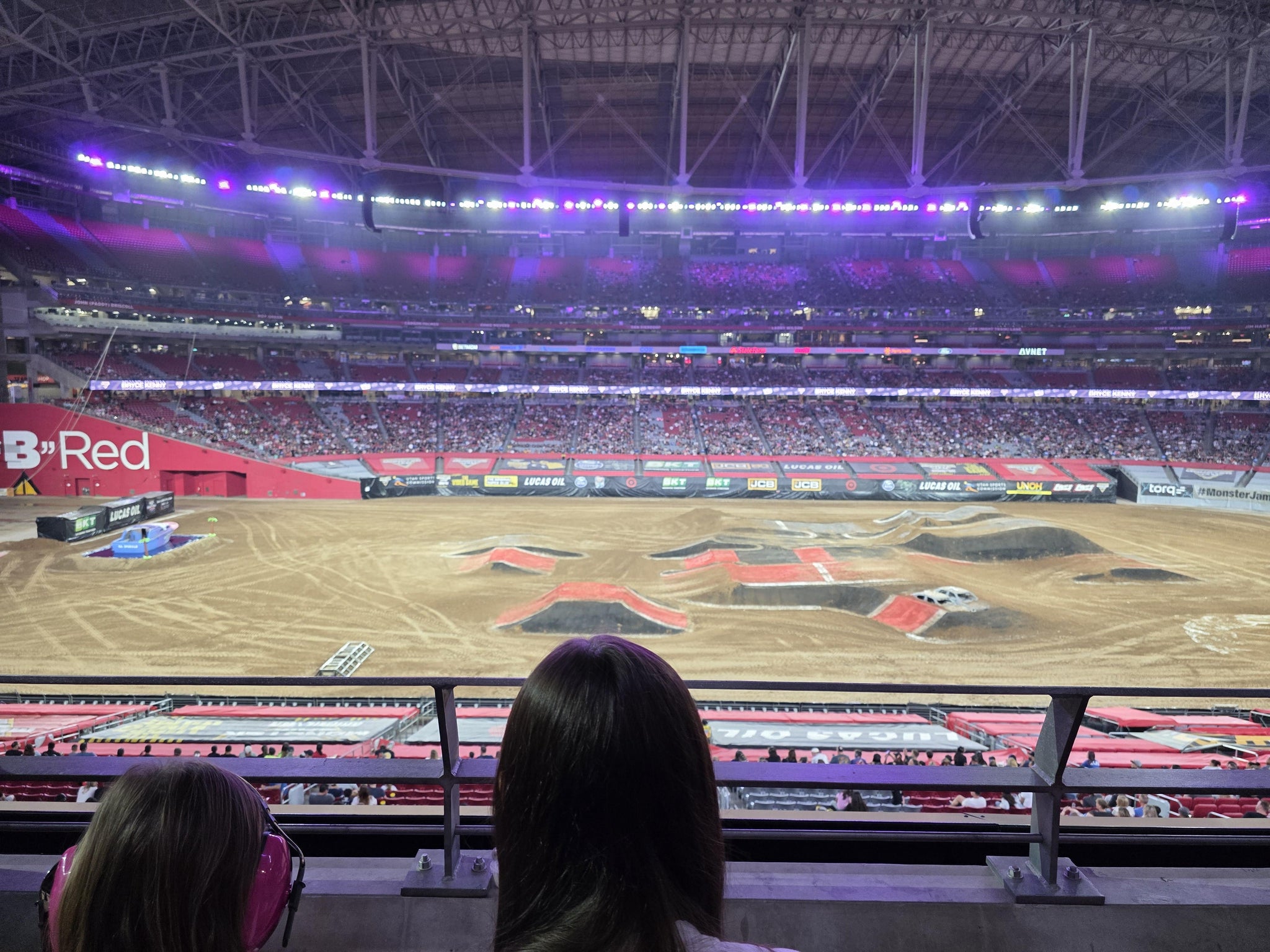 Real Fan View taken from Section 240 at State Farm Stadium by Glenda D