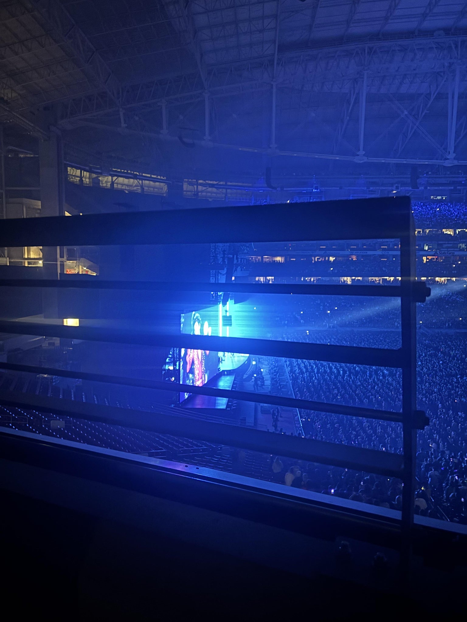 Real Fan View taken from Section 243 at State Farm Stadium by Estefania Q
