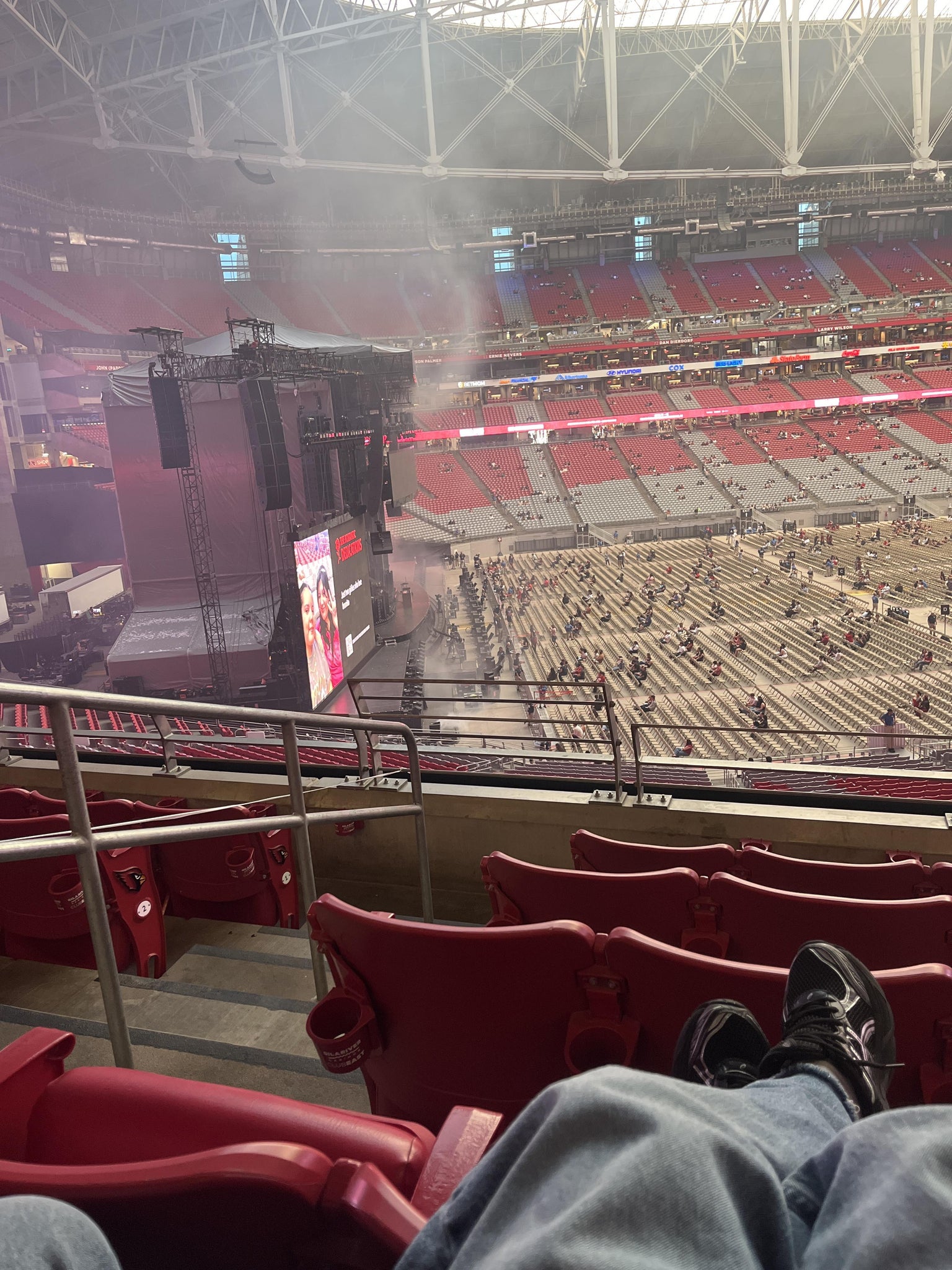 Real Fan View taken from Section 243 at State Farm Stadium by Anonymous User
