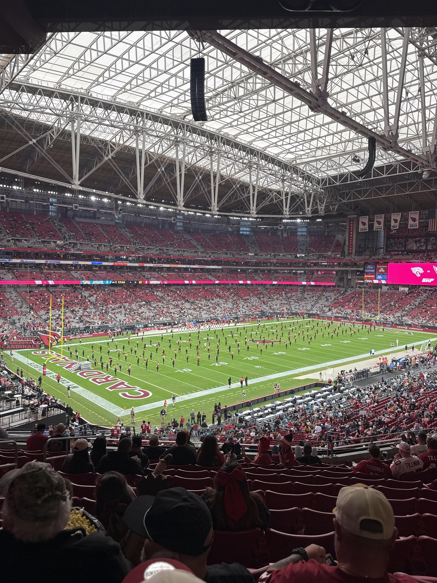 Real Fan View taken from Section 245 at State Farm Stadium by Leigh A