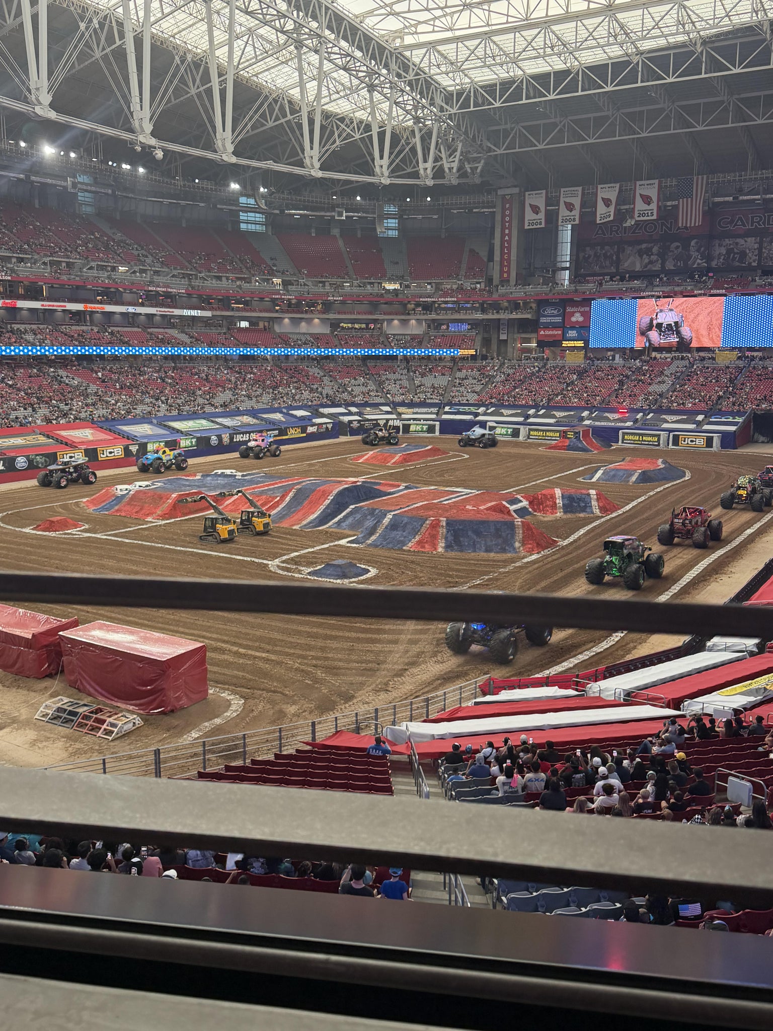 Real Fan View taken from Section 247 at State Farm Stadium by Bailey S