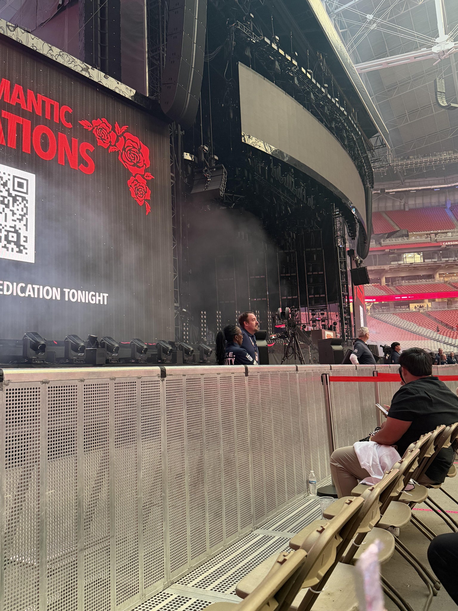 Real Fan View taken from Field E at State Farm Stadium by Melanie G