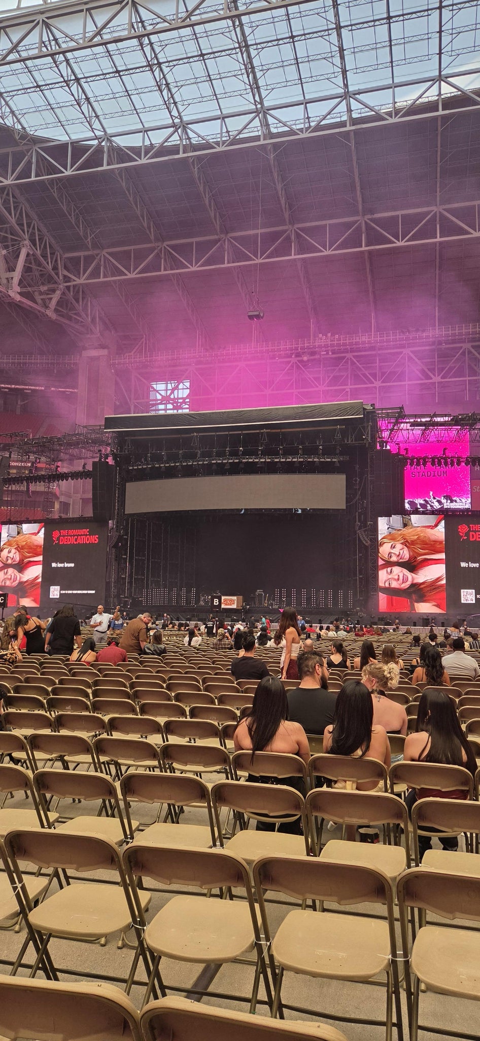 Real Fan View taken from Field G at State Farm Stadium by Steve M