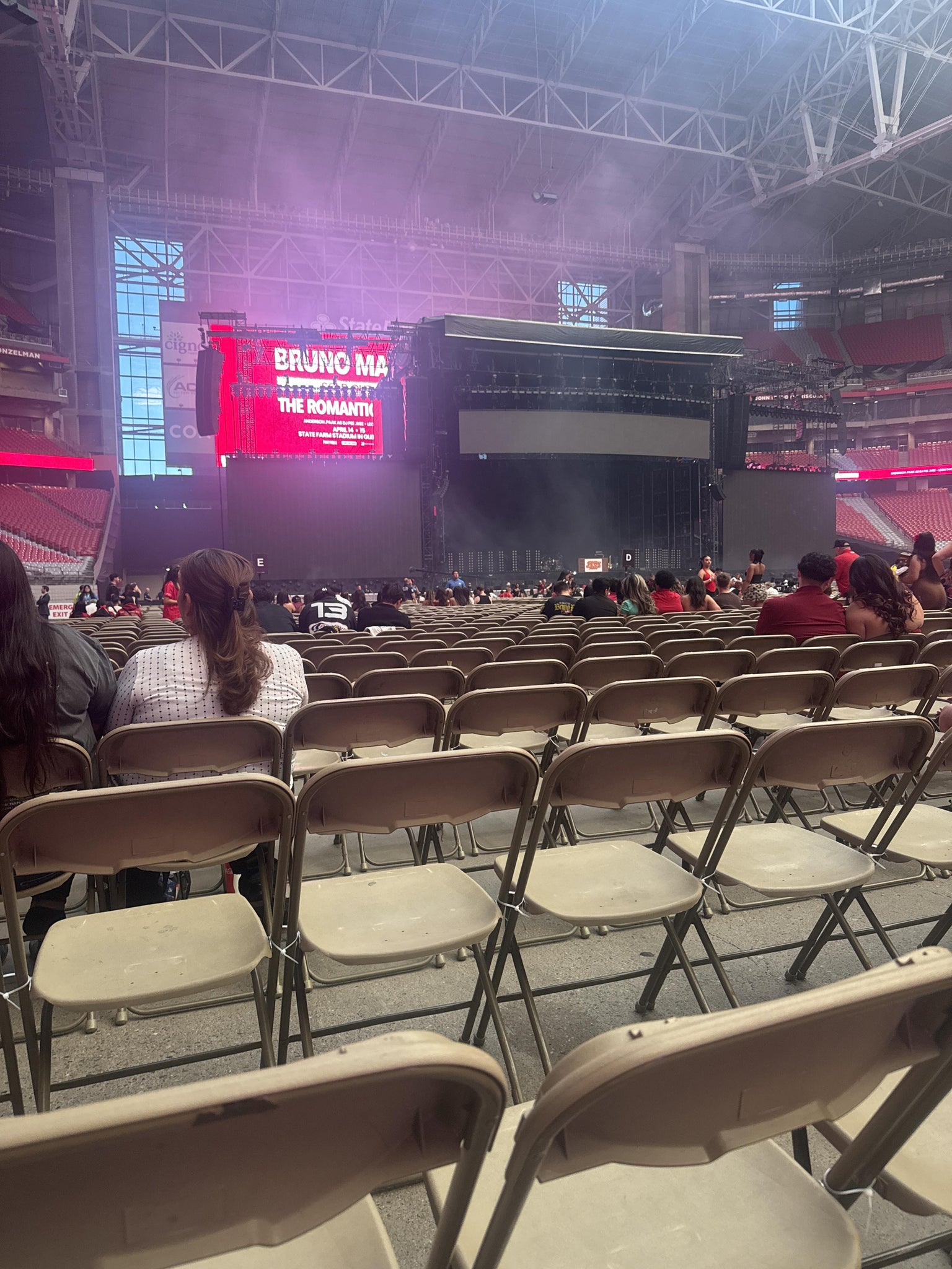 Real Fan View taken from Field K at State Farm Stadium by Isabella Y