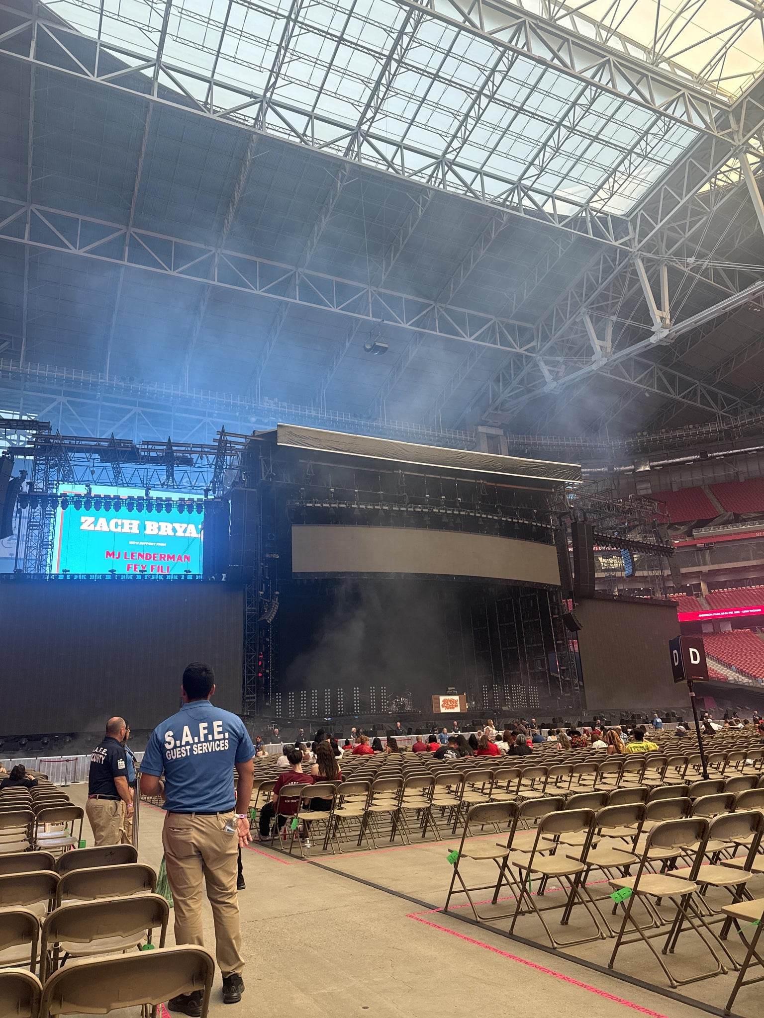 Real Fan View taken from Field K at State Farm Stadium by Cienna J