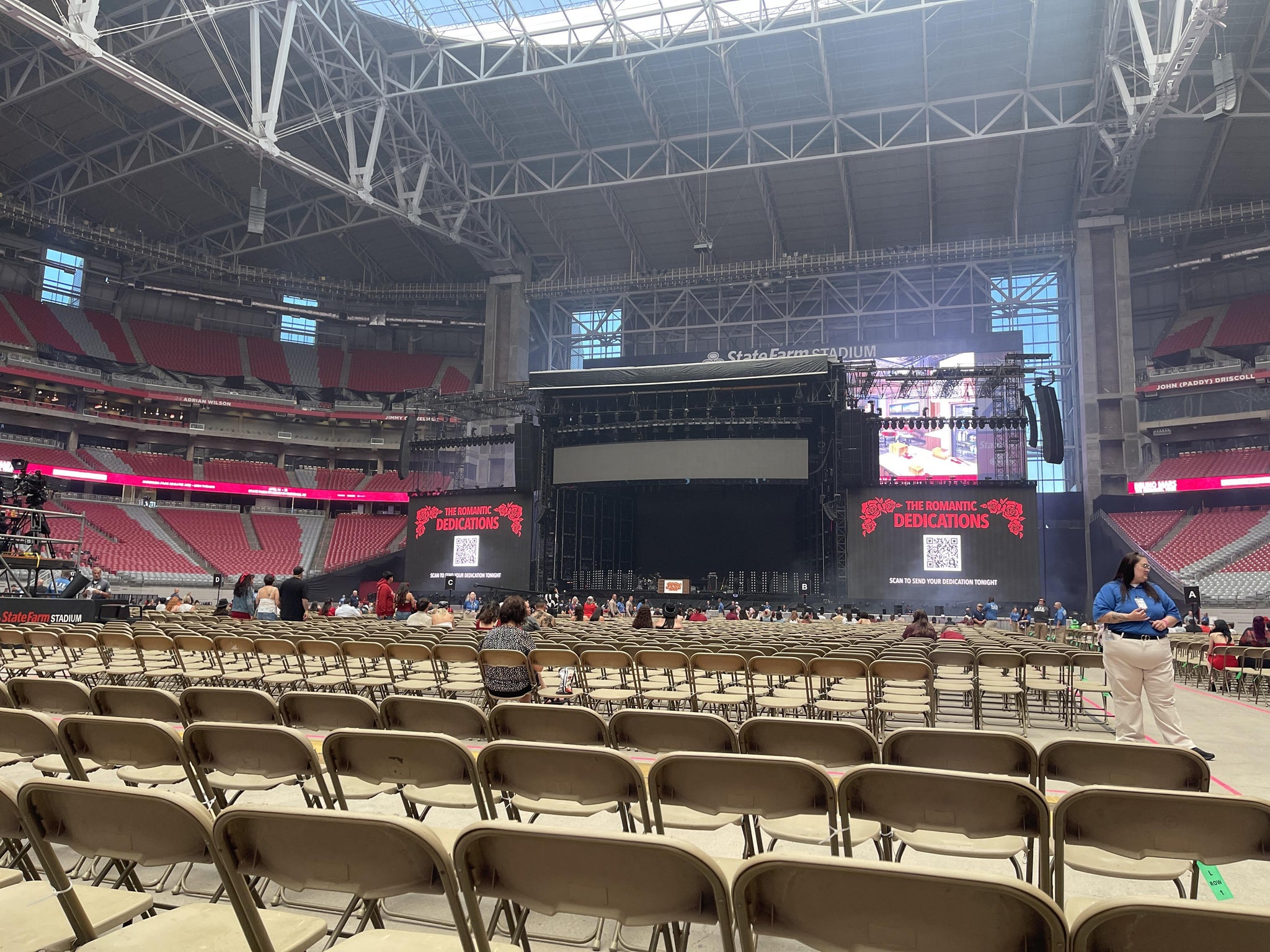 Real Fan View taken from Field L at State Farm Stadium by Jasmine B