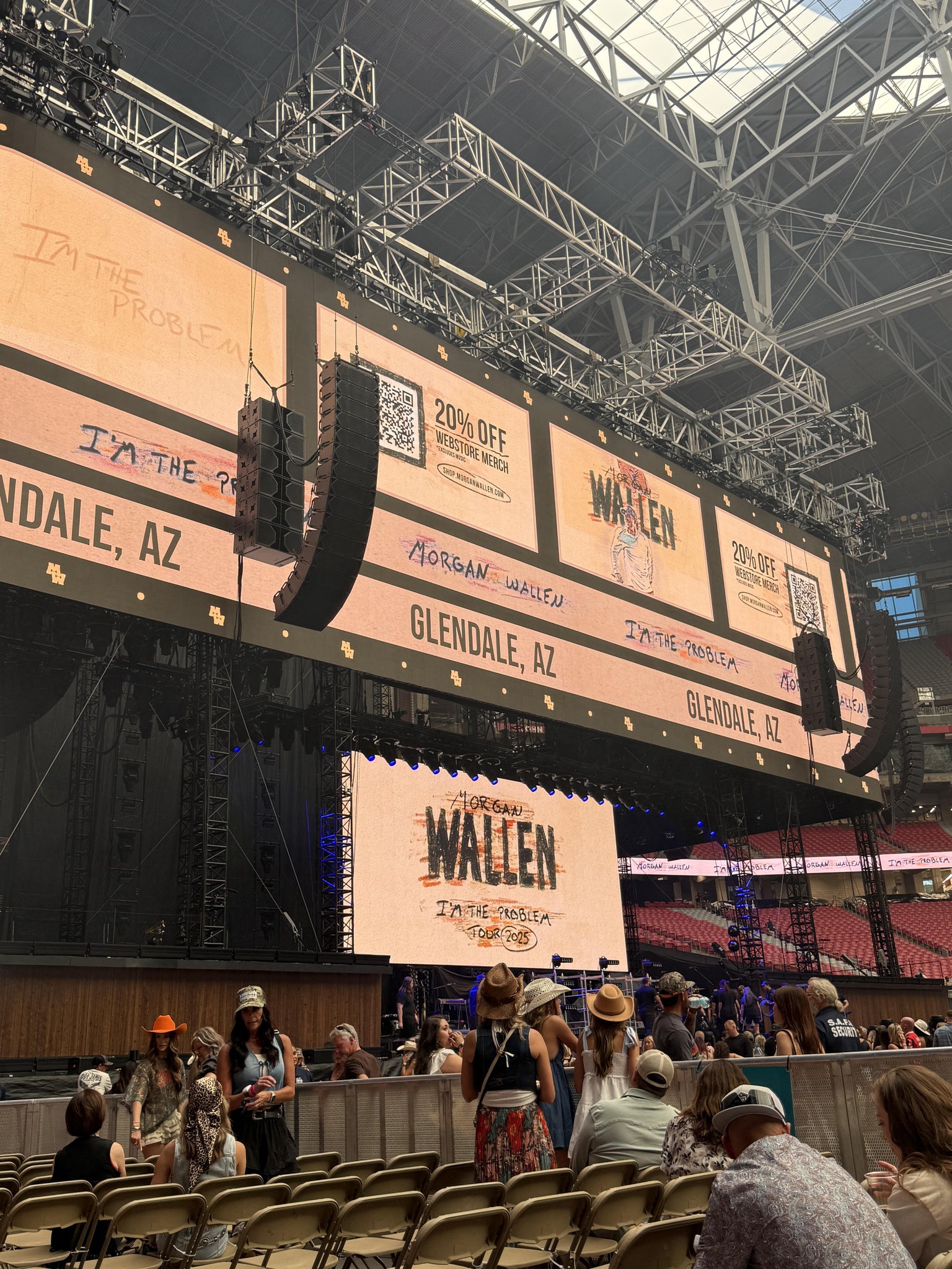 Real Fan View taken from Floor E at State Farm Stadium by Martina H