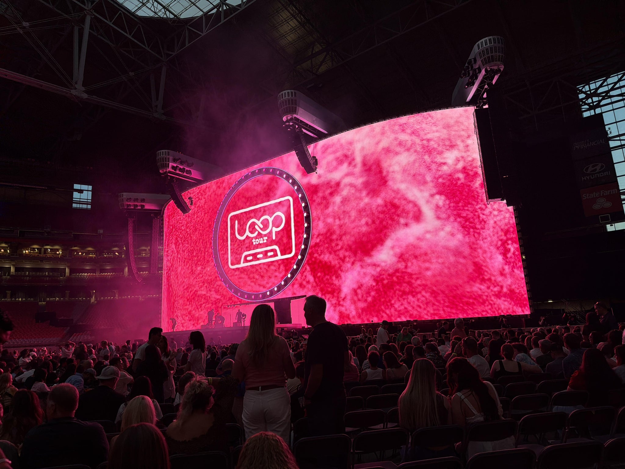 Real Fan View taken from Floor E at State Farm Stadium by Tony W