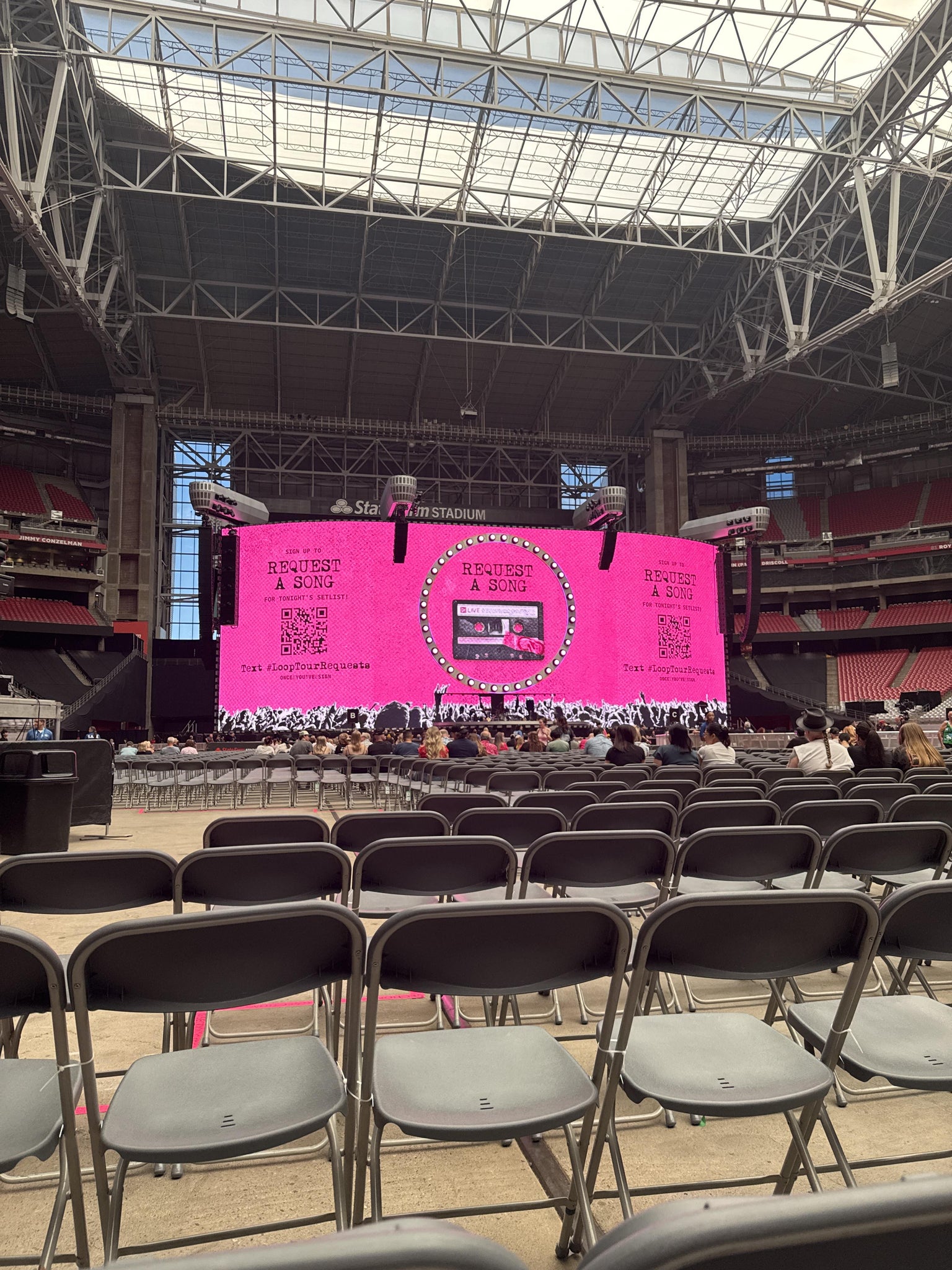 Real Fan View taken from Floor G at State Farm Stadium by Emily E