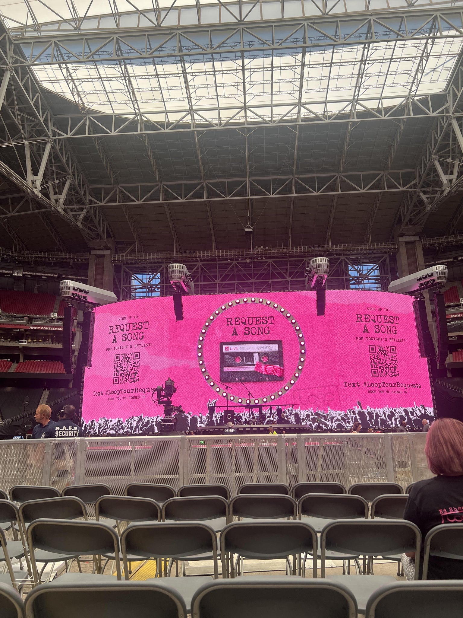 Real Fan View taken from Floor H at State Farm Stadium by Angelique G