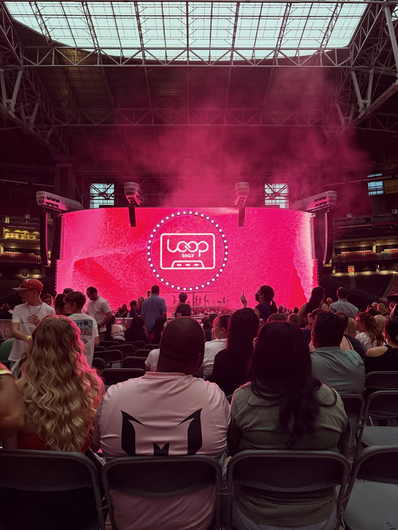 Real Fan View taken from Floor H at State Farm Stadium by Timothy S