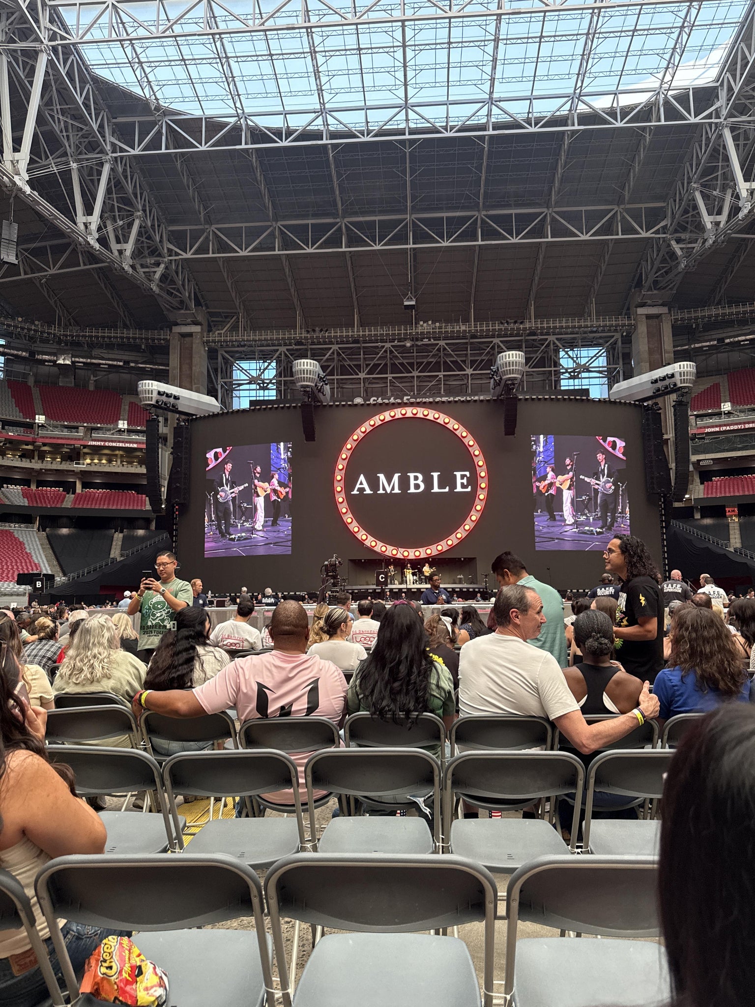 Real Fan View taken from Floor H at State Farm Stadium by Anastasiia K