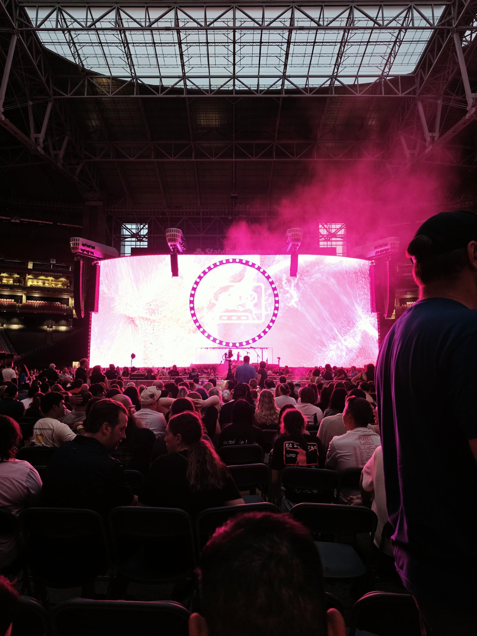 Real Fan View taken from Floor H at State Farm Stadium by Chris D