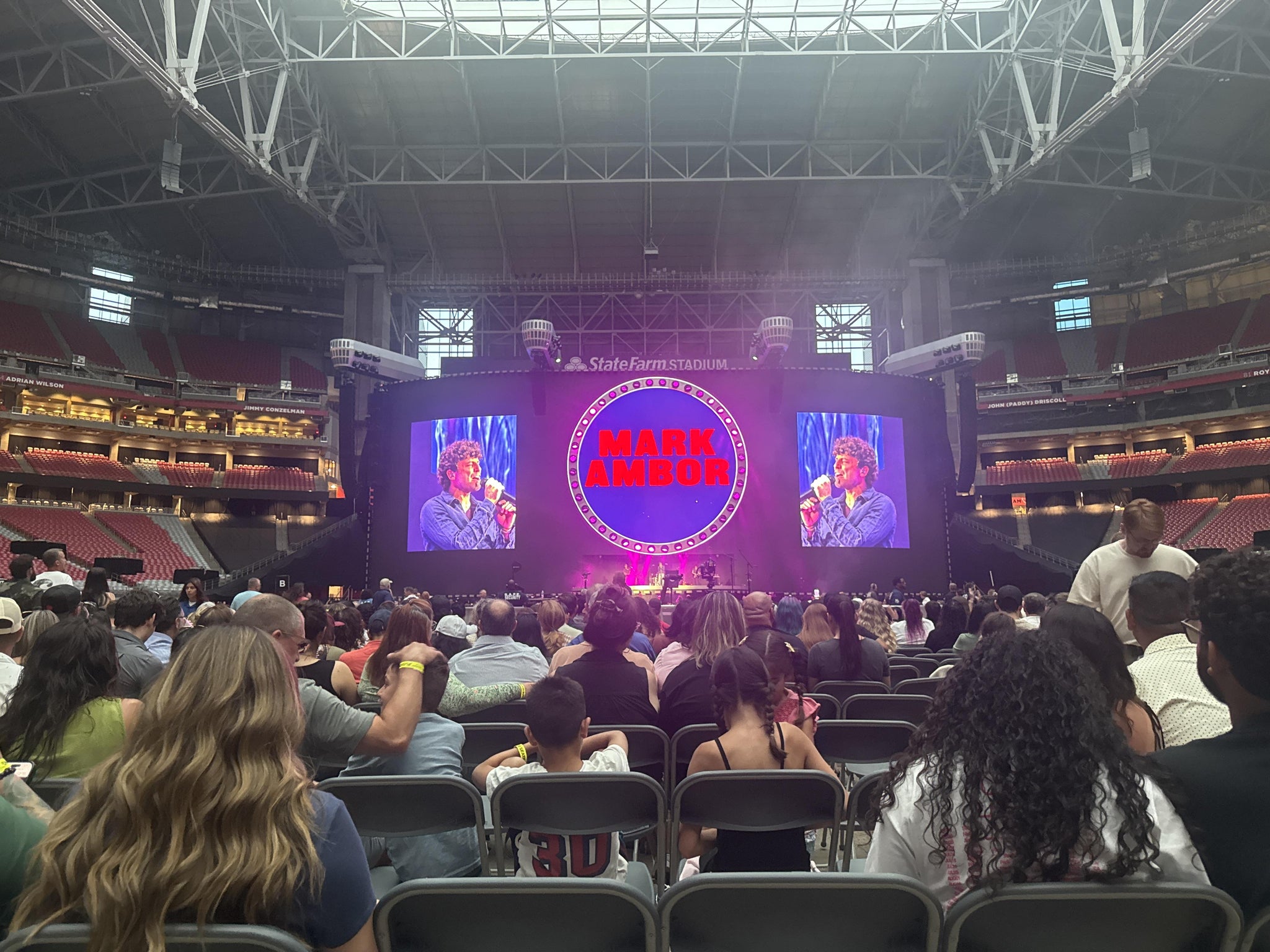 Real Fan View taken from Floor H at State Farm Stadium by Tayler S