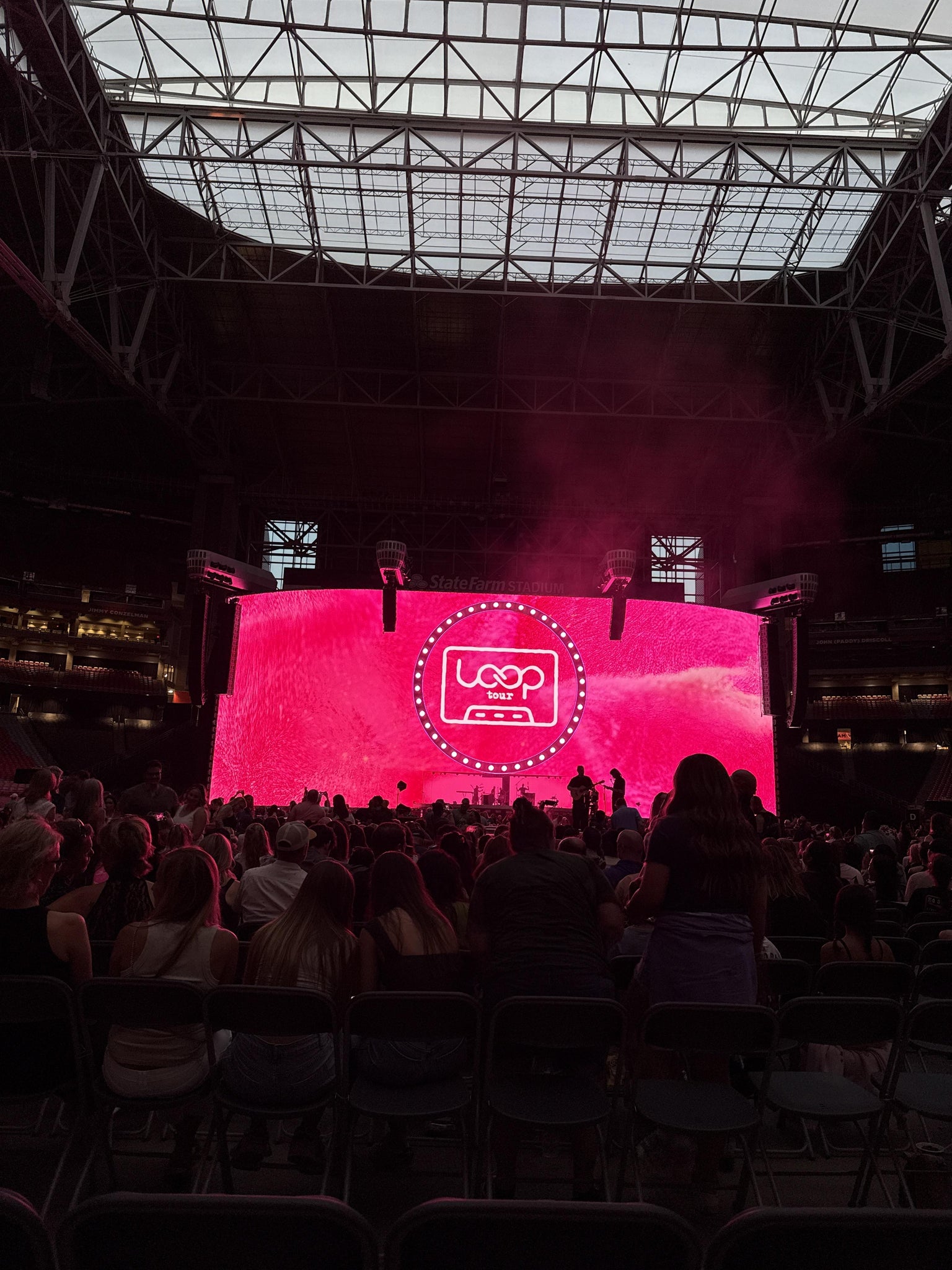 Real Fan View taken from Floor H at State Farm Stadium by Kayla S