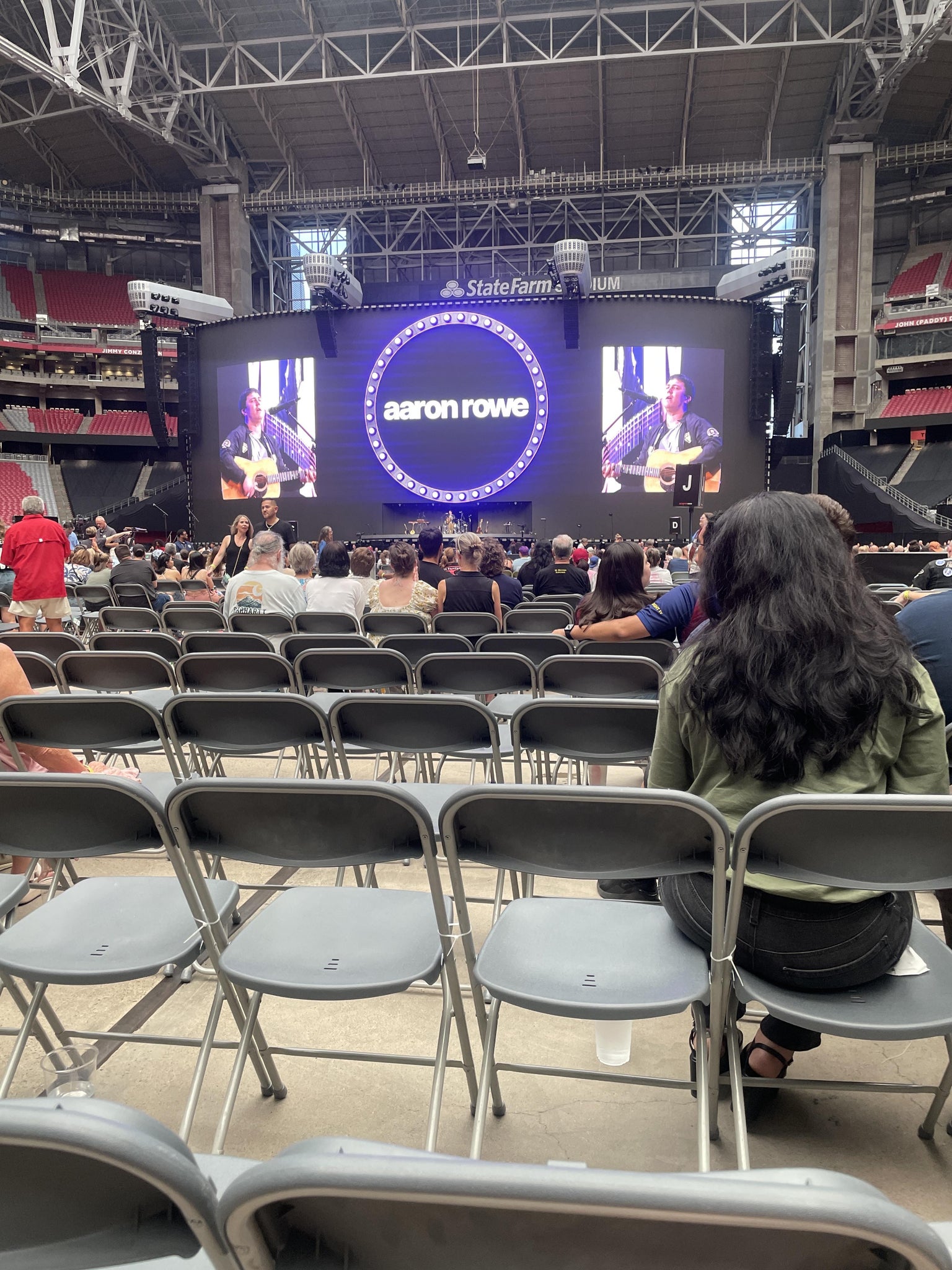 Real Fan View taken from Floor J at State Farm Stadium by Renee B