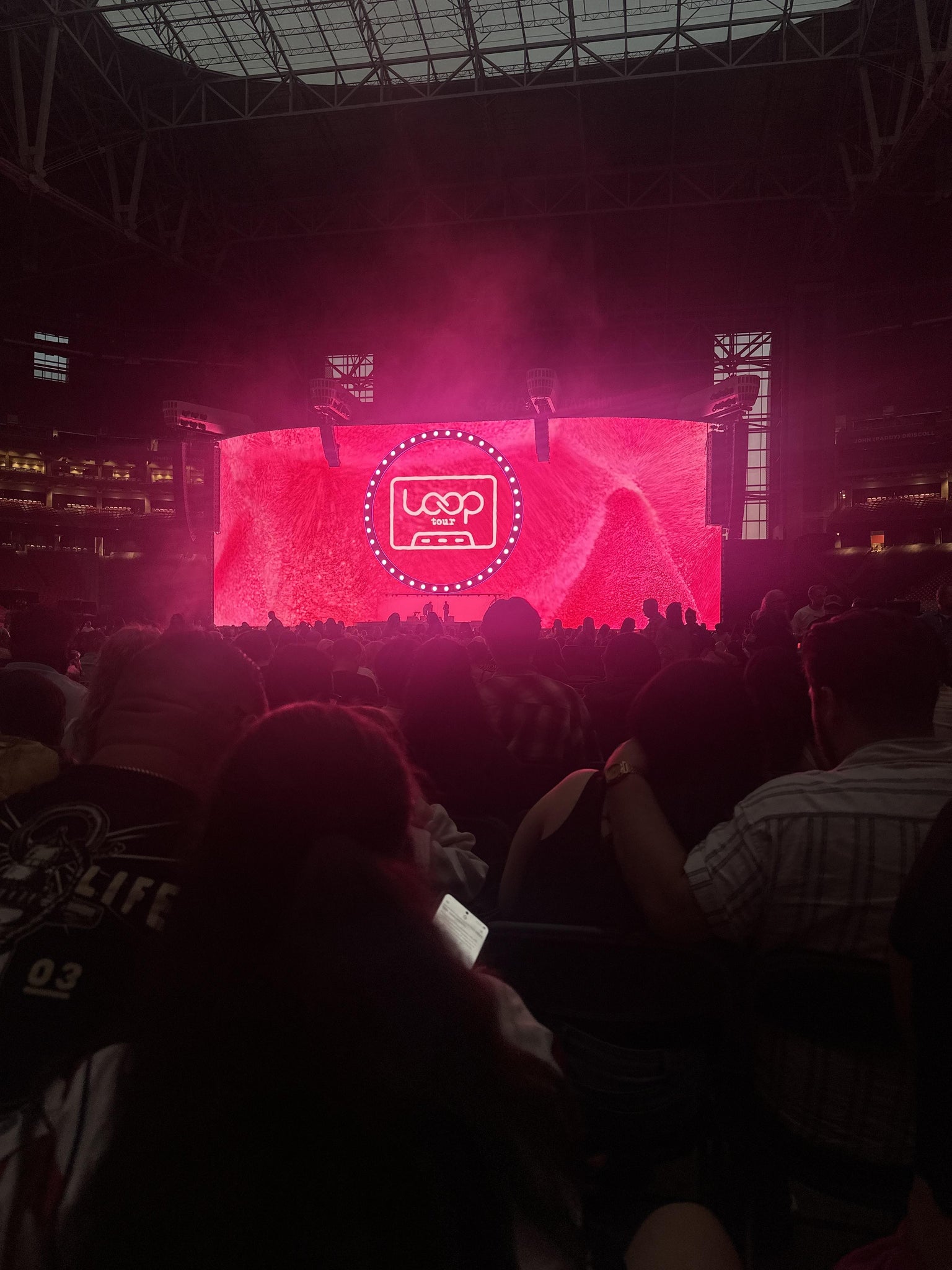 Real Fan View taken from Floor J at State Farm Stadium by Mónica D