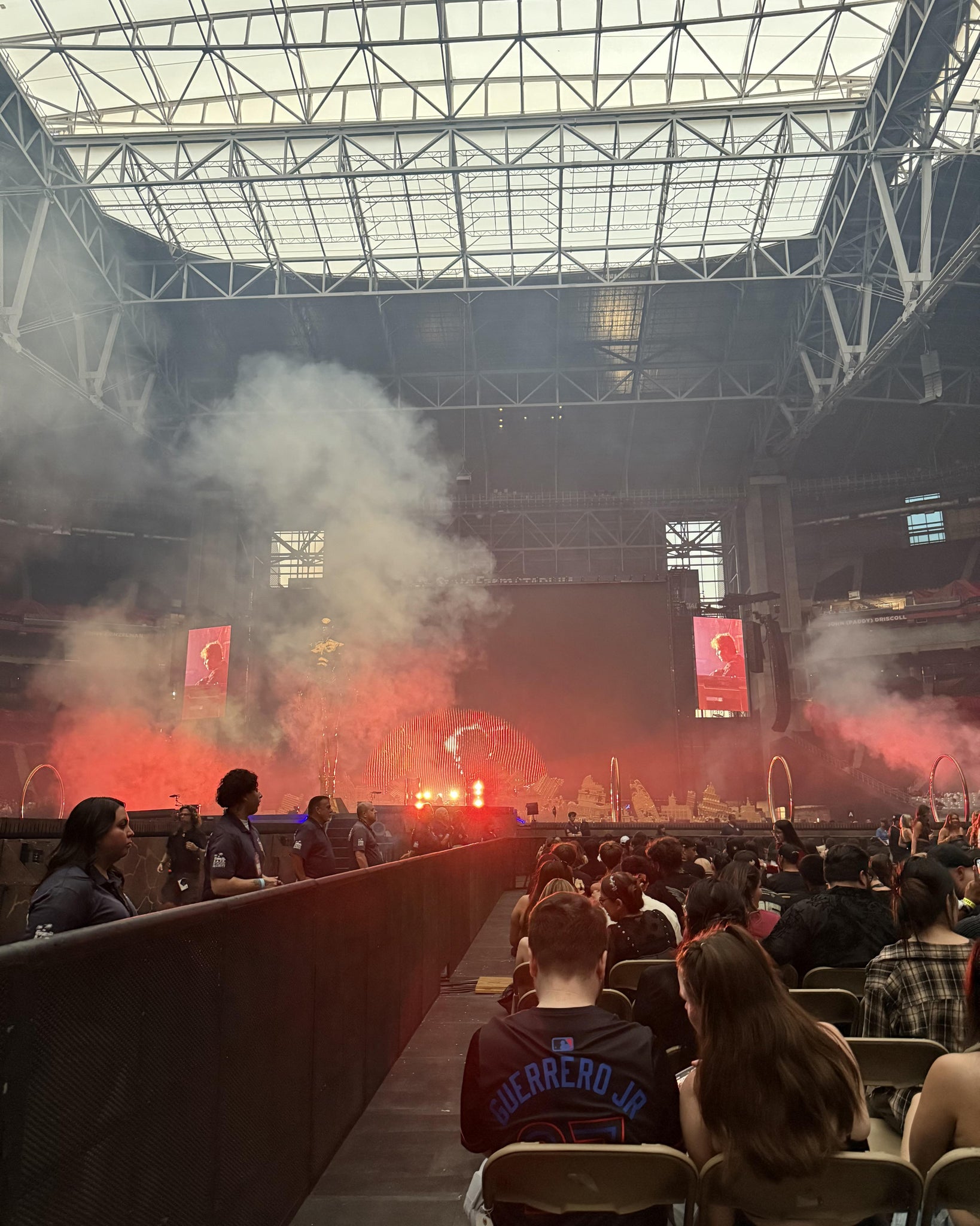 Real Fan View taken from Floor K at State Farm Stadium by Lucero R