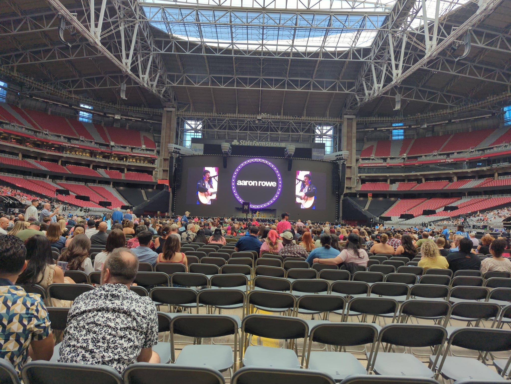 Real Fan View taken from Floor M at State Farm Stadium by Jennifer M
