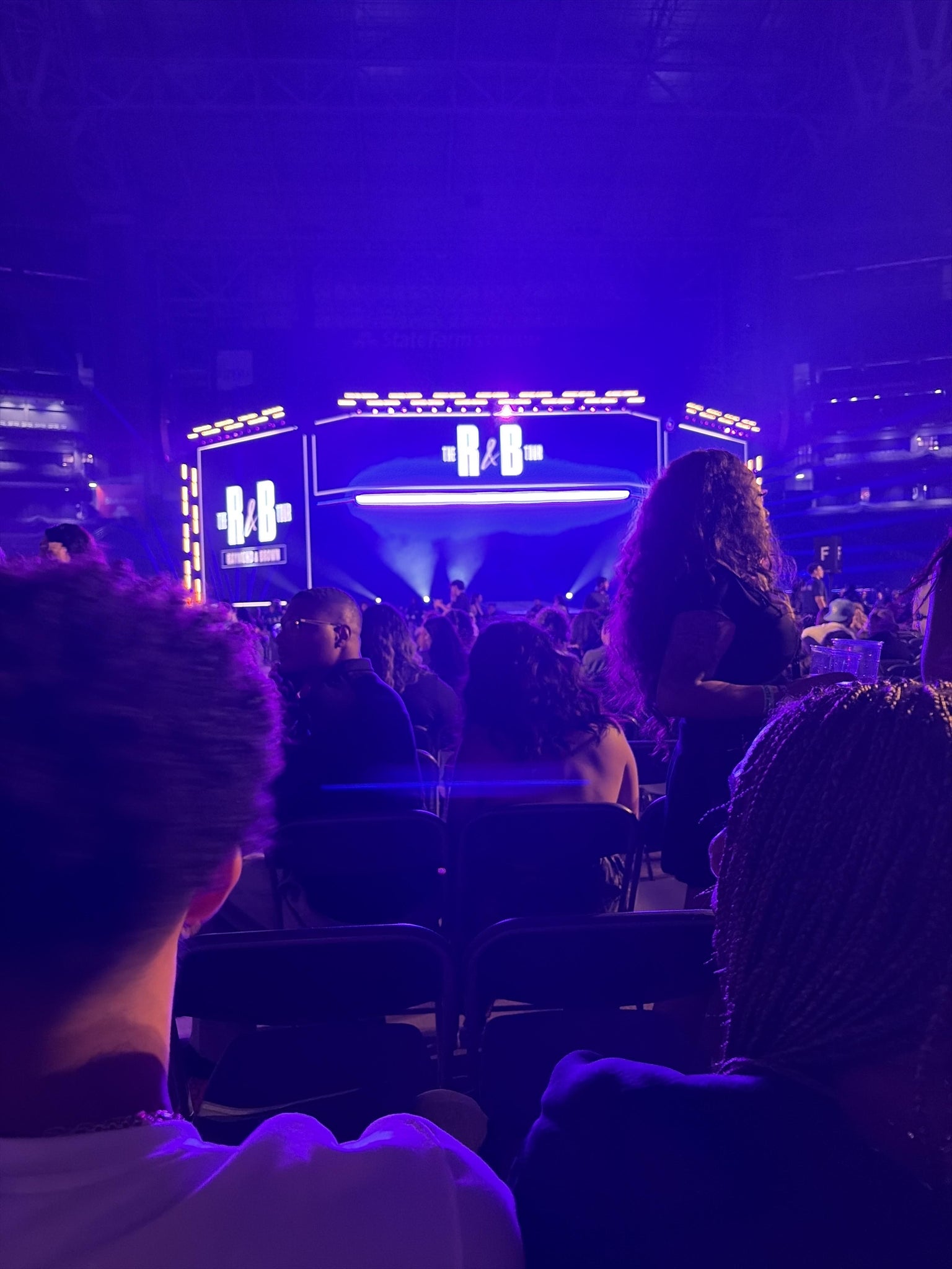 Real Fan View taken from Floor N at State Farm Stadium by James M