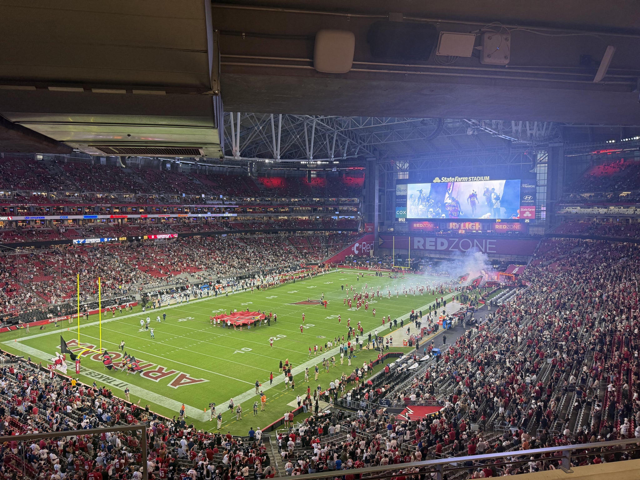 Real Fan View taken from Section L 321 at State Farm Stadium by Fernando M