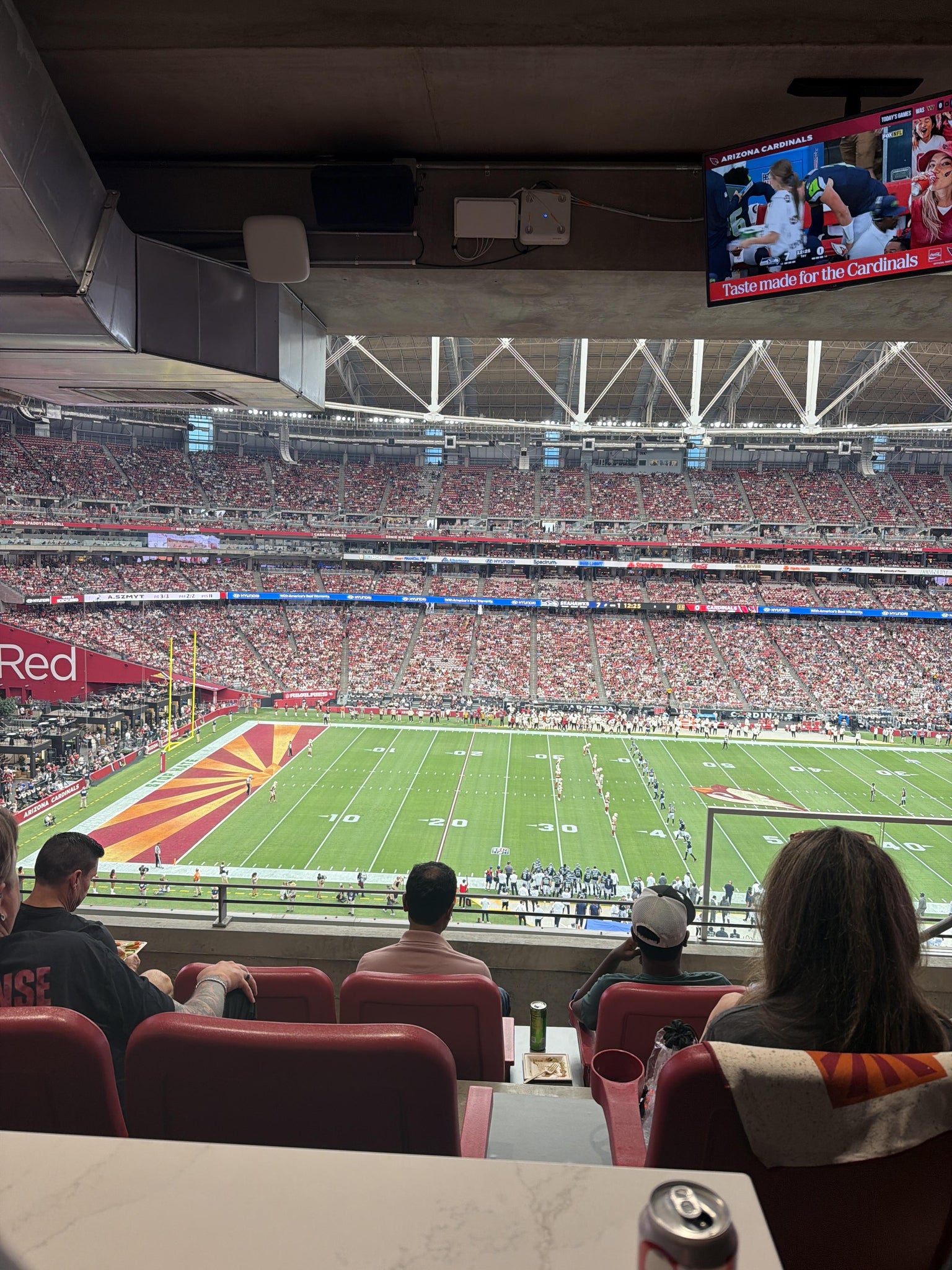 Real Fan View taken from Section L 356 at State Farm Stadium by Lumifi M