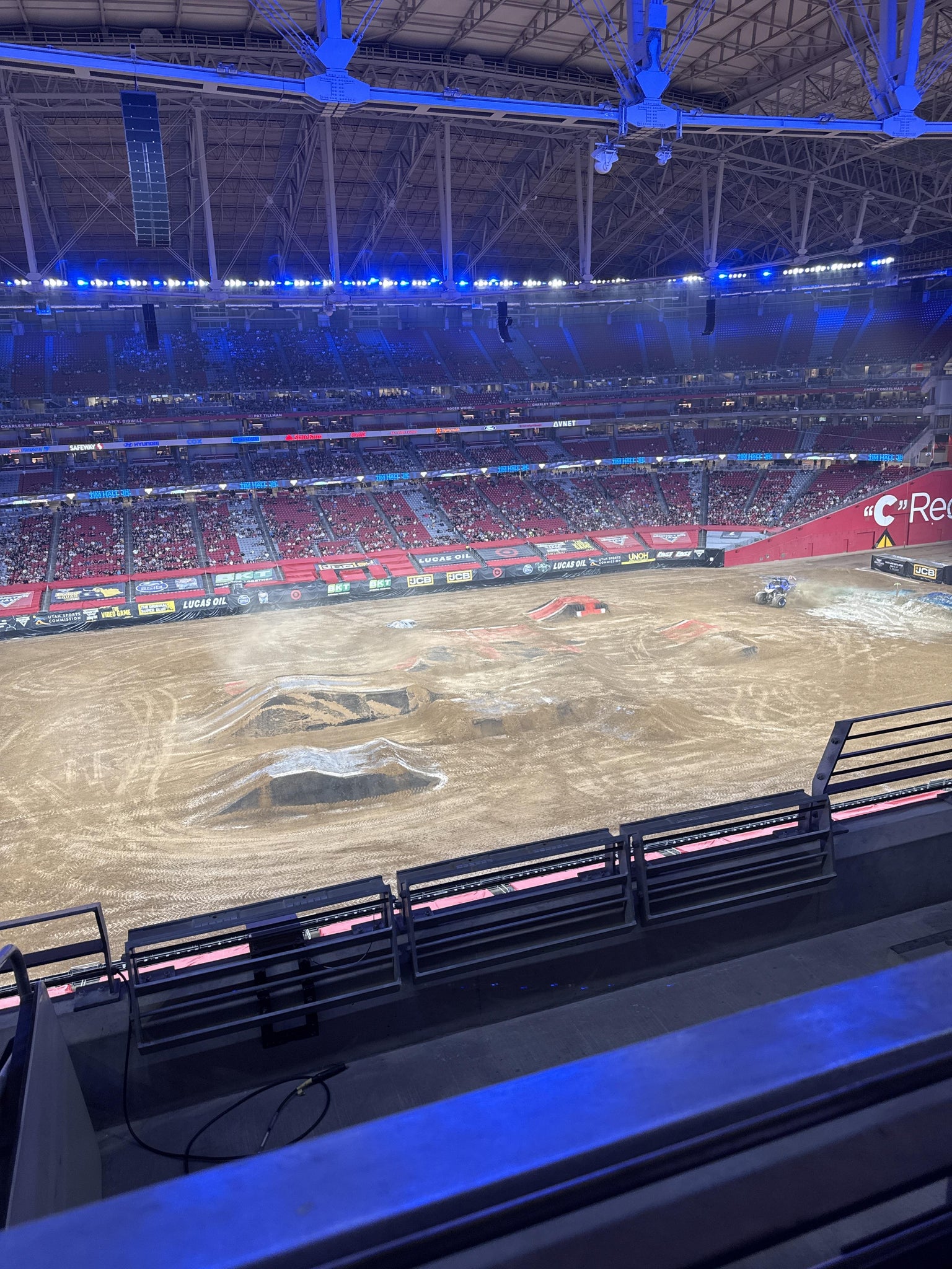Real Fan View taken from Ring Of Honor 415 at State Farm Stadium by David R