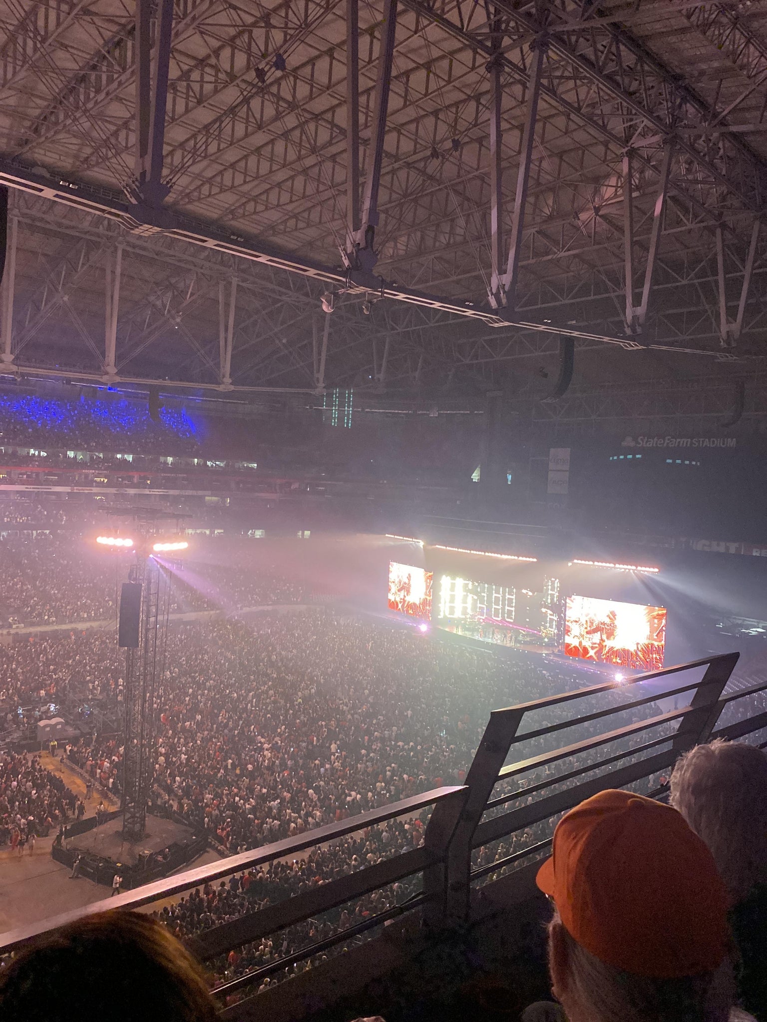 Real Fan View taken from Ring Of Honor 416 at State Farm Stadium by Roman M