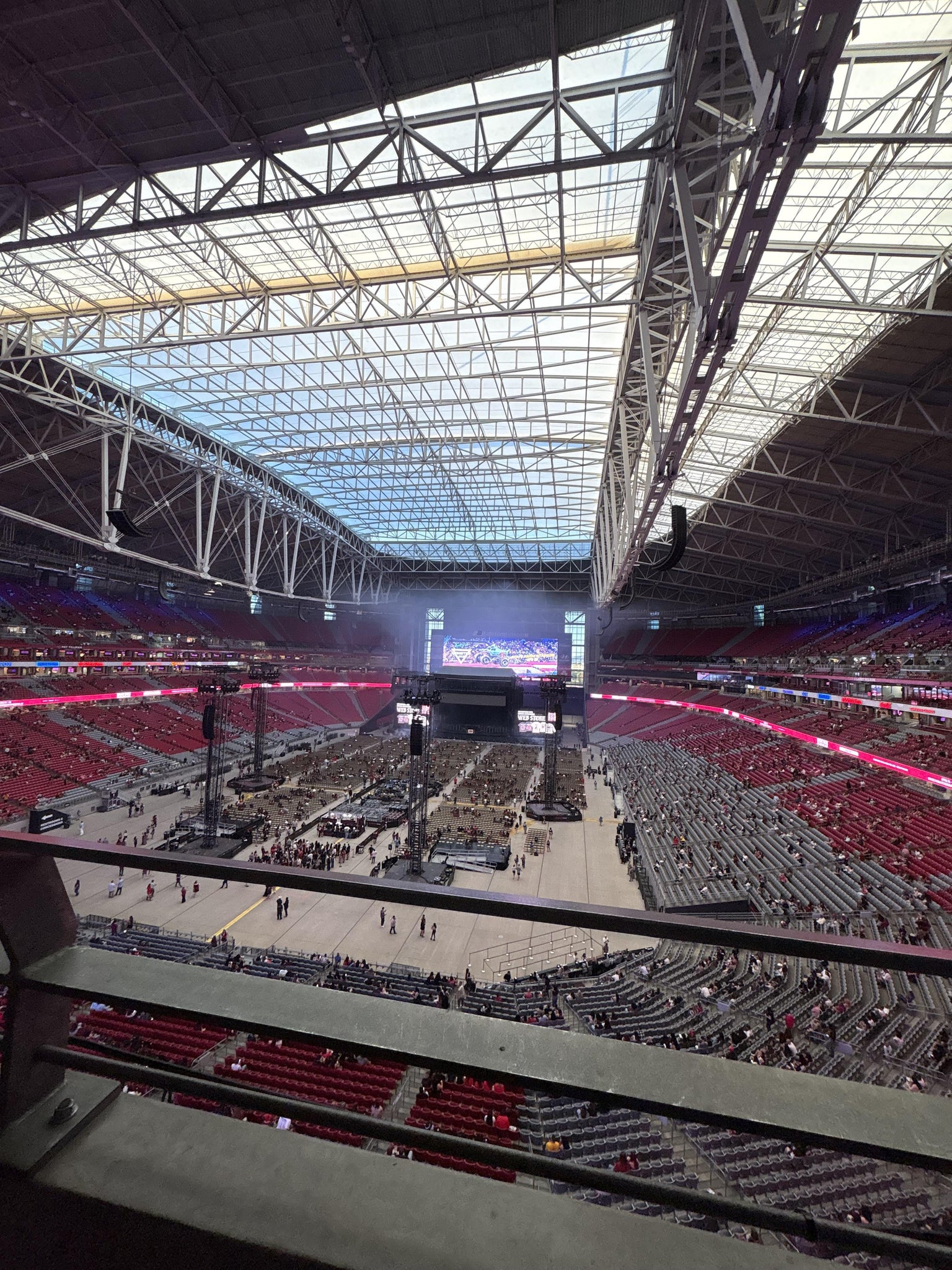 Real Fan View taken from Ring Of Honor 425 at State Farm Stadium by Aynslee C