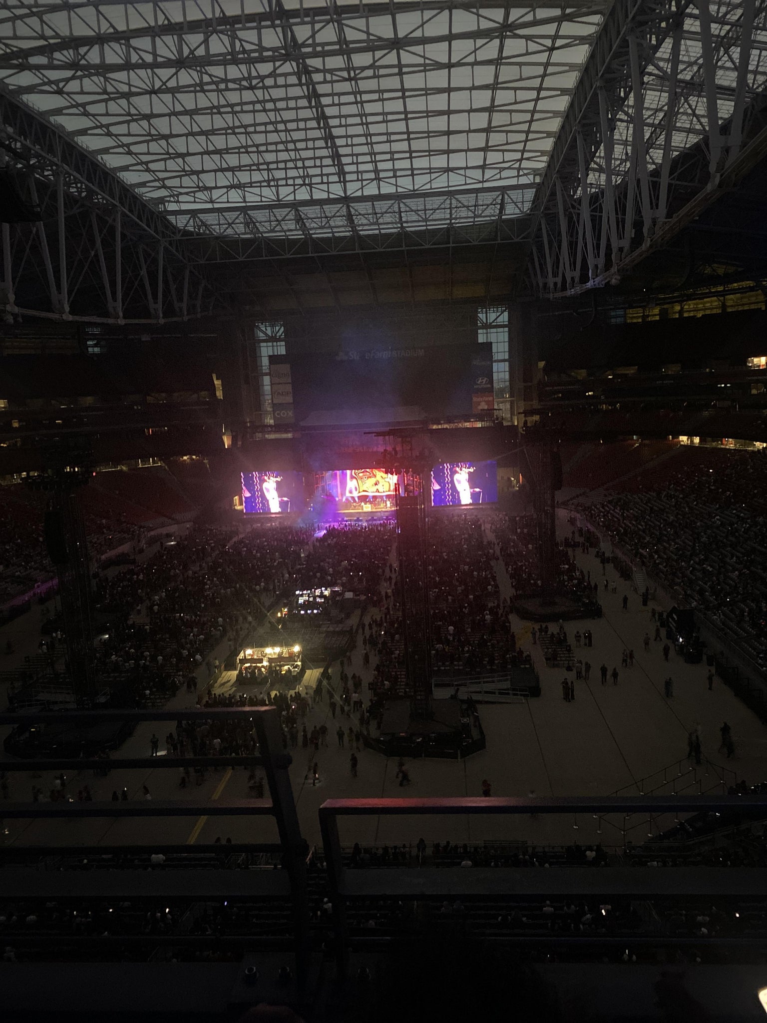 Real Fan View taken from Ring Of Honor 426 at State Farm Stadium by Yendira P