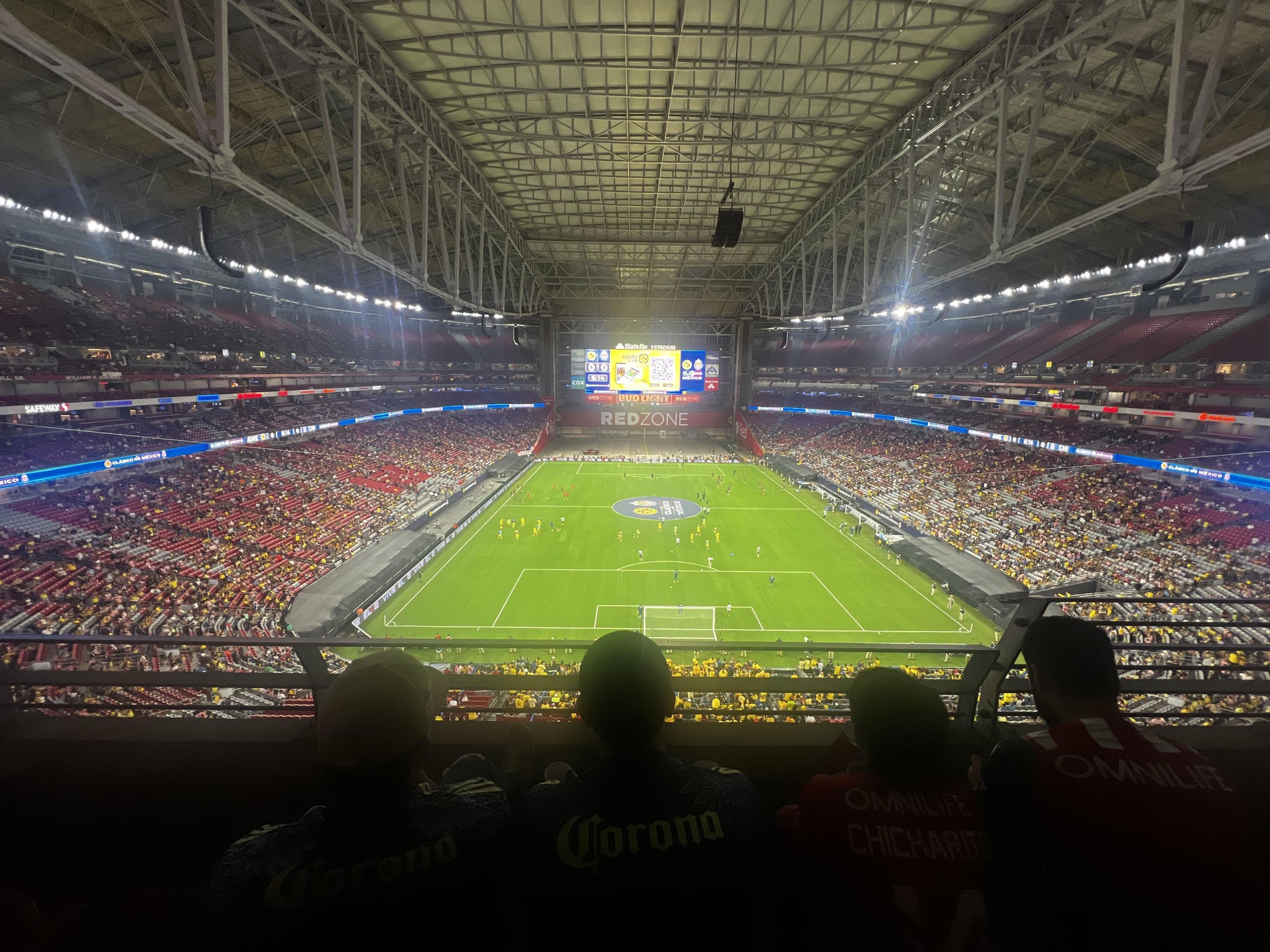 Real Fan View taken from Ring Of Honor 429 at State Farm Stadium by Anonymous User