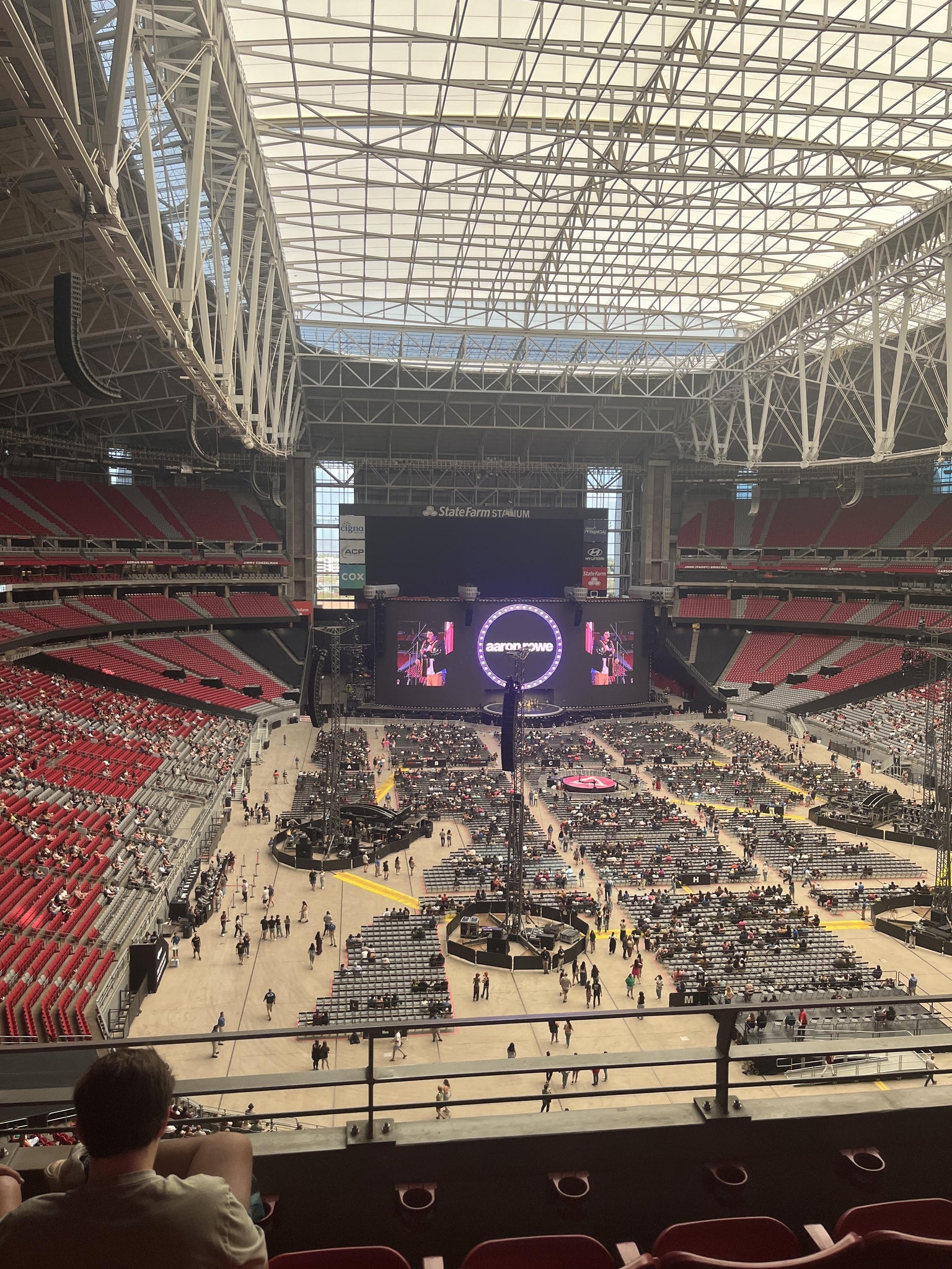 Real Fan View taken from Ring Of Honor 431 at State Farm Stadium by Rob B