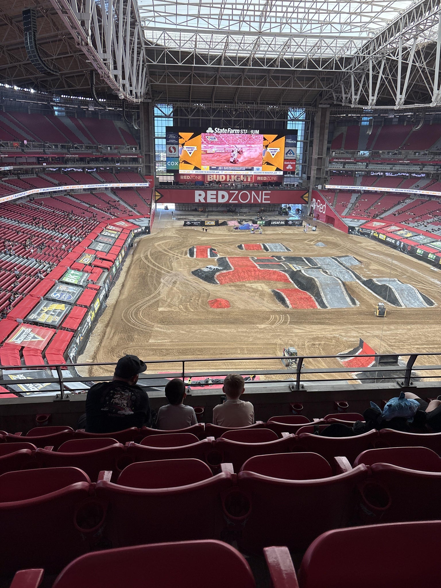 Real Fan View taken from Ring Of Honor 431 at State Farm Stadium by Arnie C
