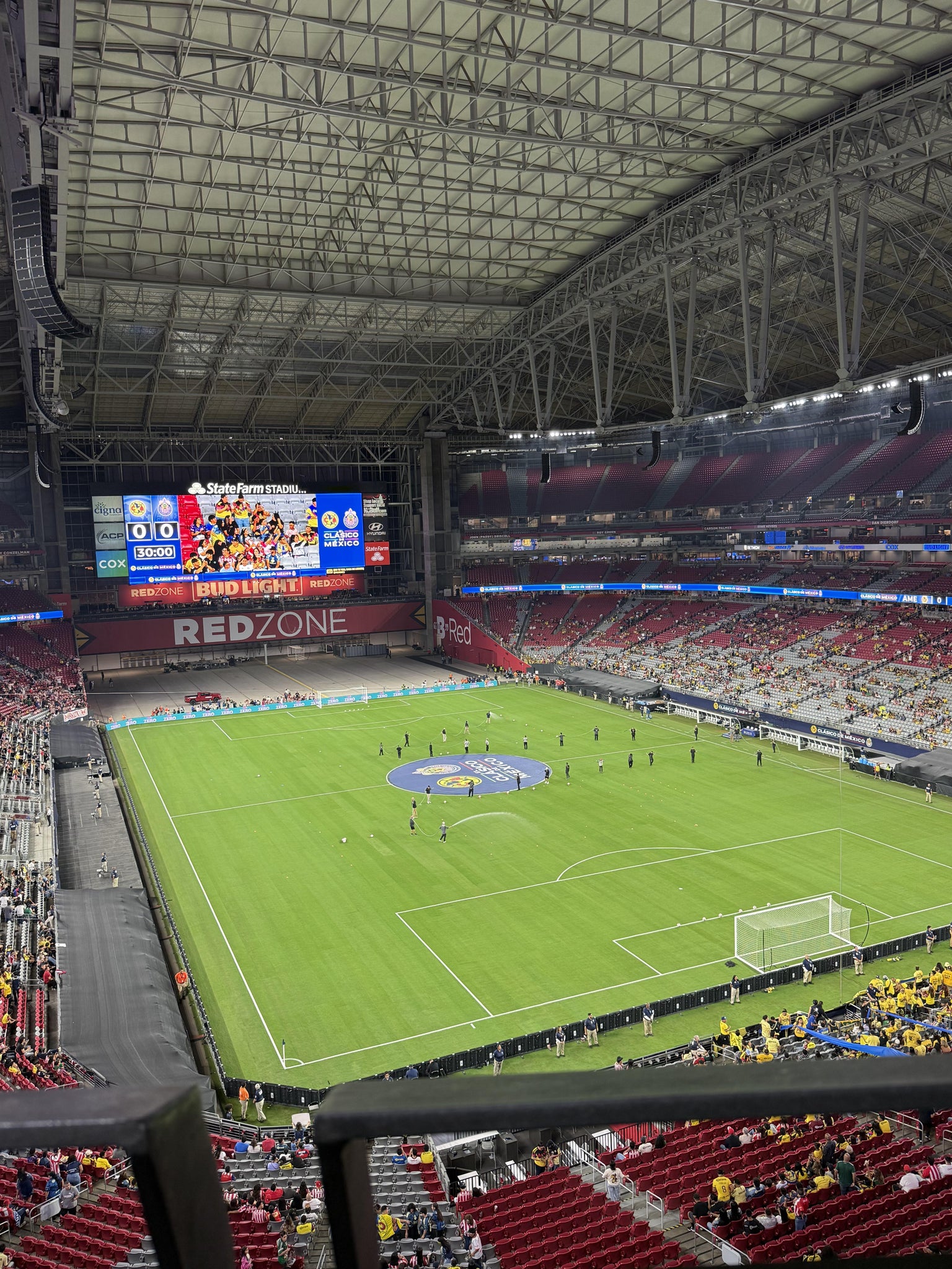 Real Fan View taken from Ring Of Honor 432 at State Farm Stadium by Alexis G