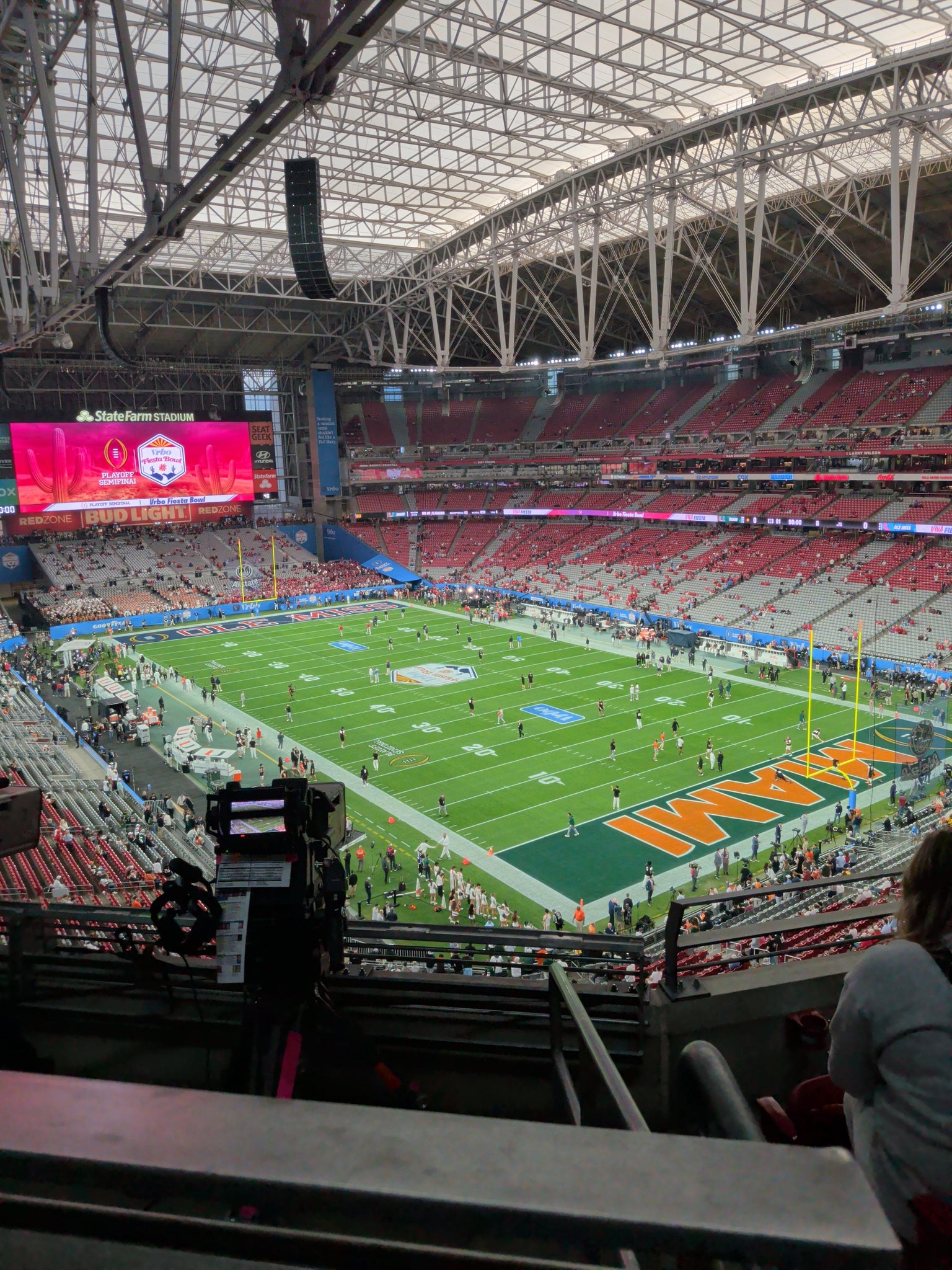Real Fan View taken from Ring Of Honor 433 at State Farm Stadium by Bryce B