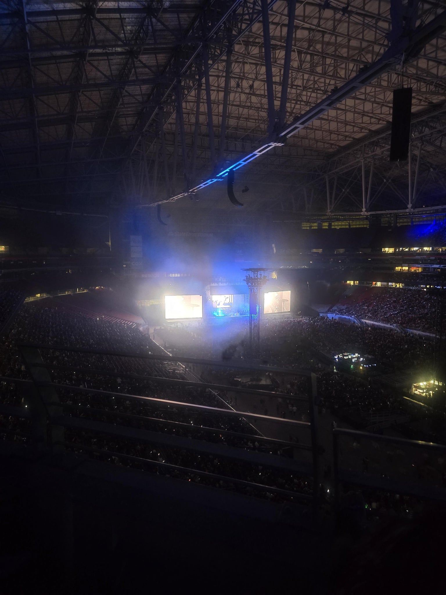 Real Fan View taken from Ring Of Honor 434 at State Farm Stadium by Issamar R