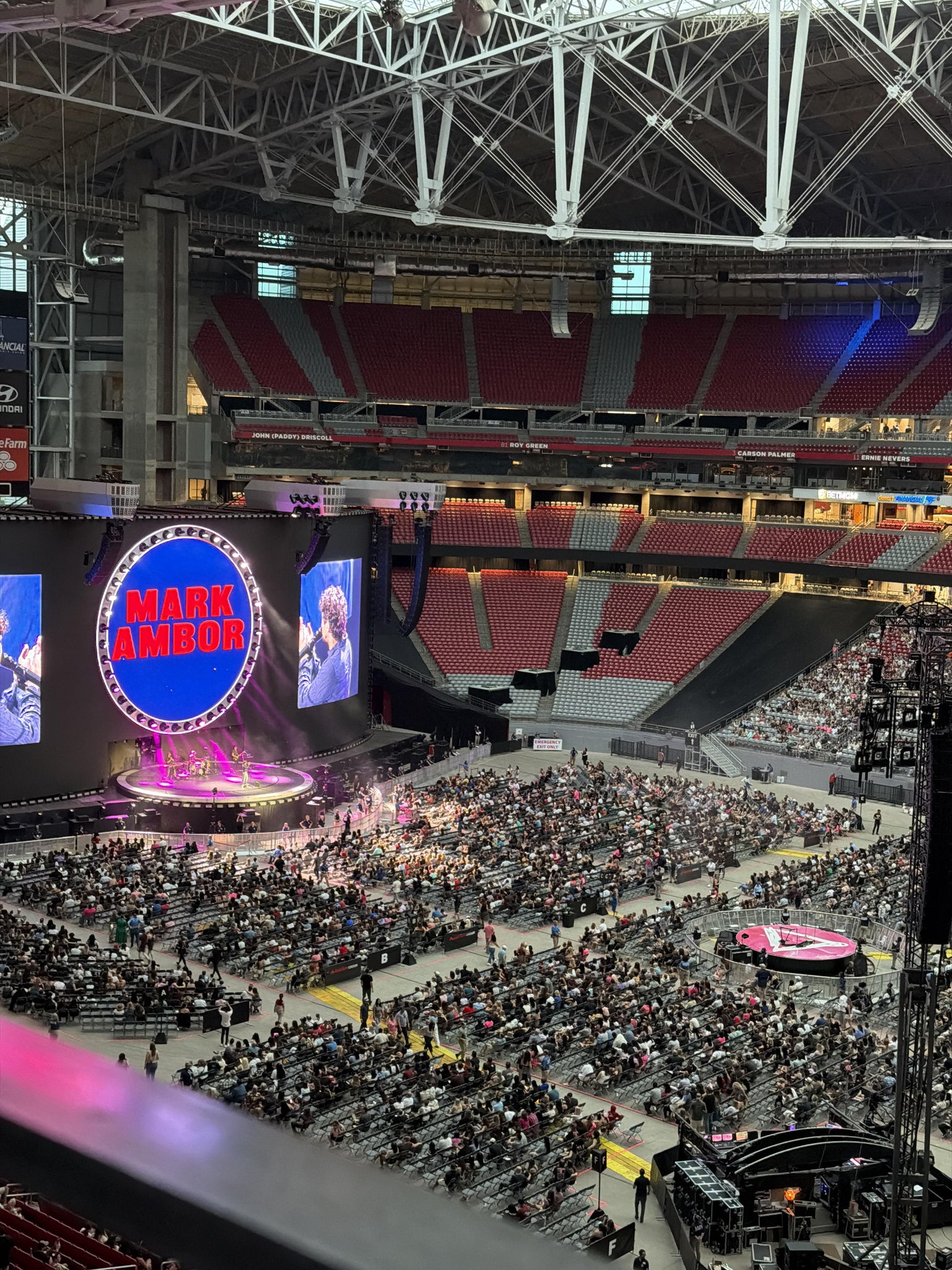 Real Fan View taken from Ring Of Honor 440 at State Farm Stadium by Thomas V