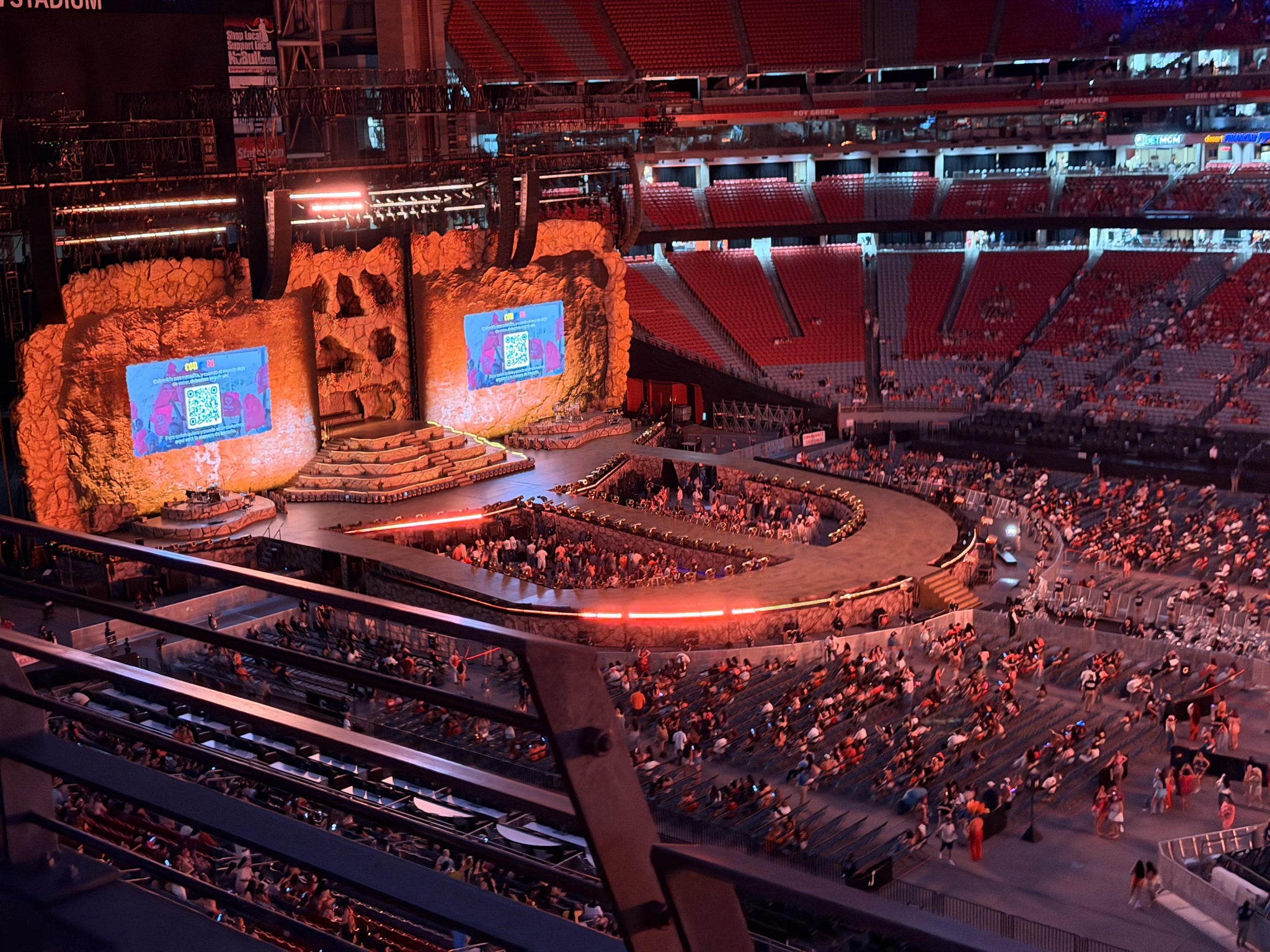 Real Fan View taken from Ring Of Honor 441 at State Farm Stadium by Nely C