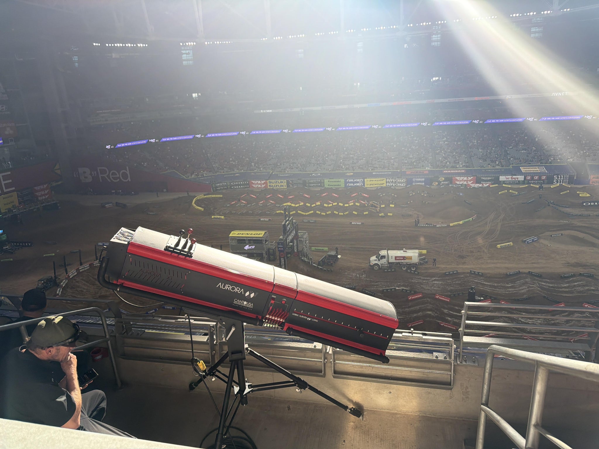 Real Fan View taken from Ring Of Honor 444 at State Farm Stadium by Dan S