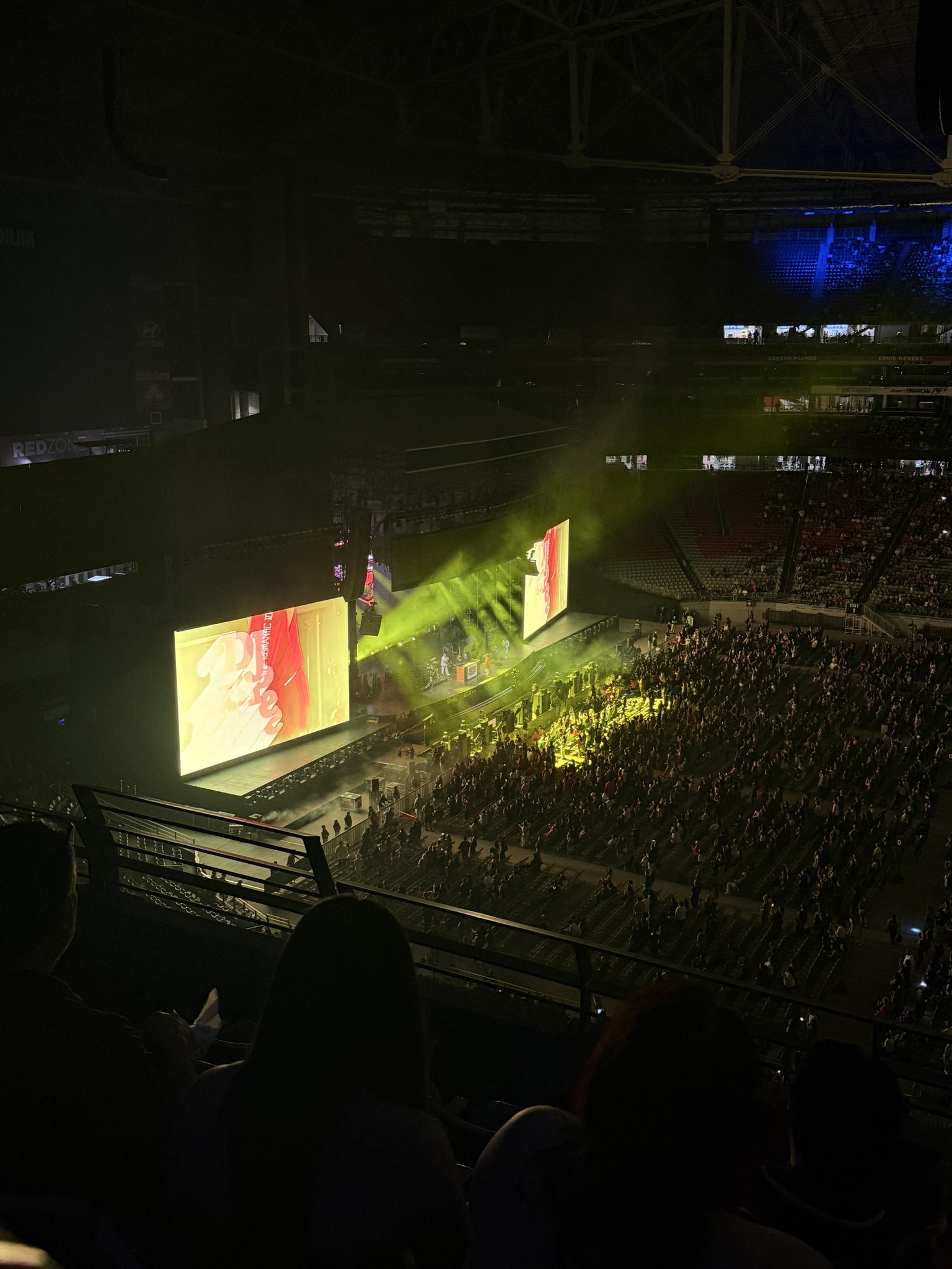 Real Fan View taken from Ring Of Honor 445 at State Farm Stadium by Letisha B