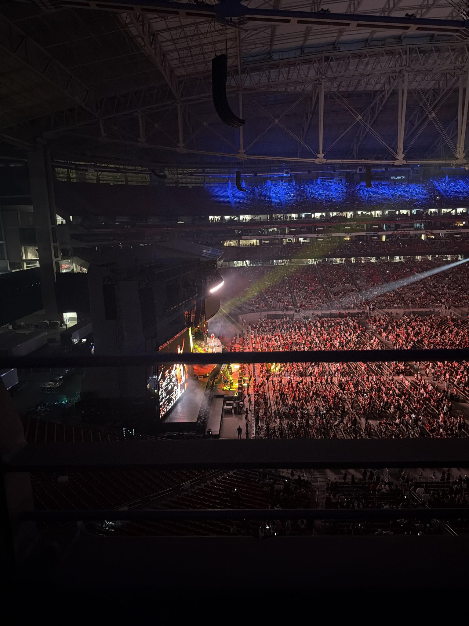 Real Fan View taken from Ring Of Honor 449 at State Farm Stadium by Anonymous User