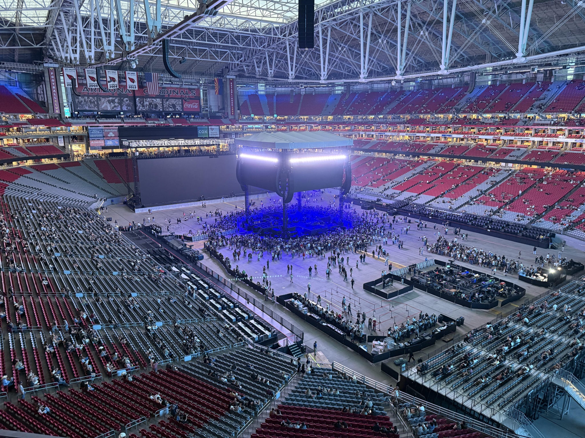 Real Fan View taken from Ring Of Honor WC 403 at State Farm Stadium by Jessica J