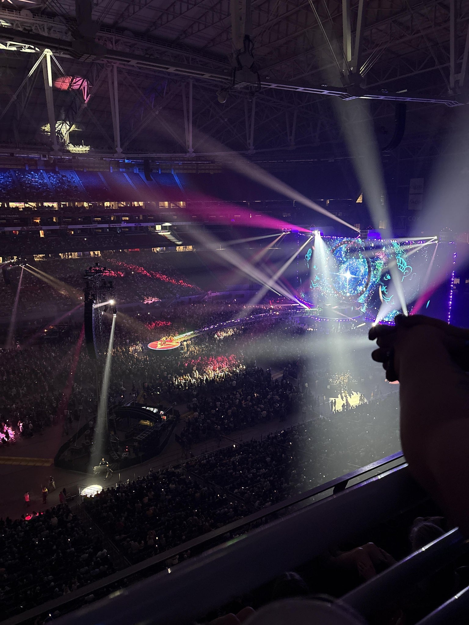 Real Fan View taken from Ring Of Honor WC 415 at State Farm Stadium by Anonymous User
