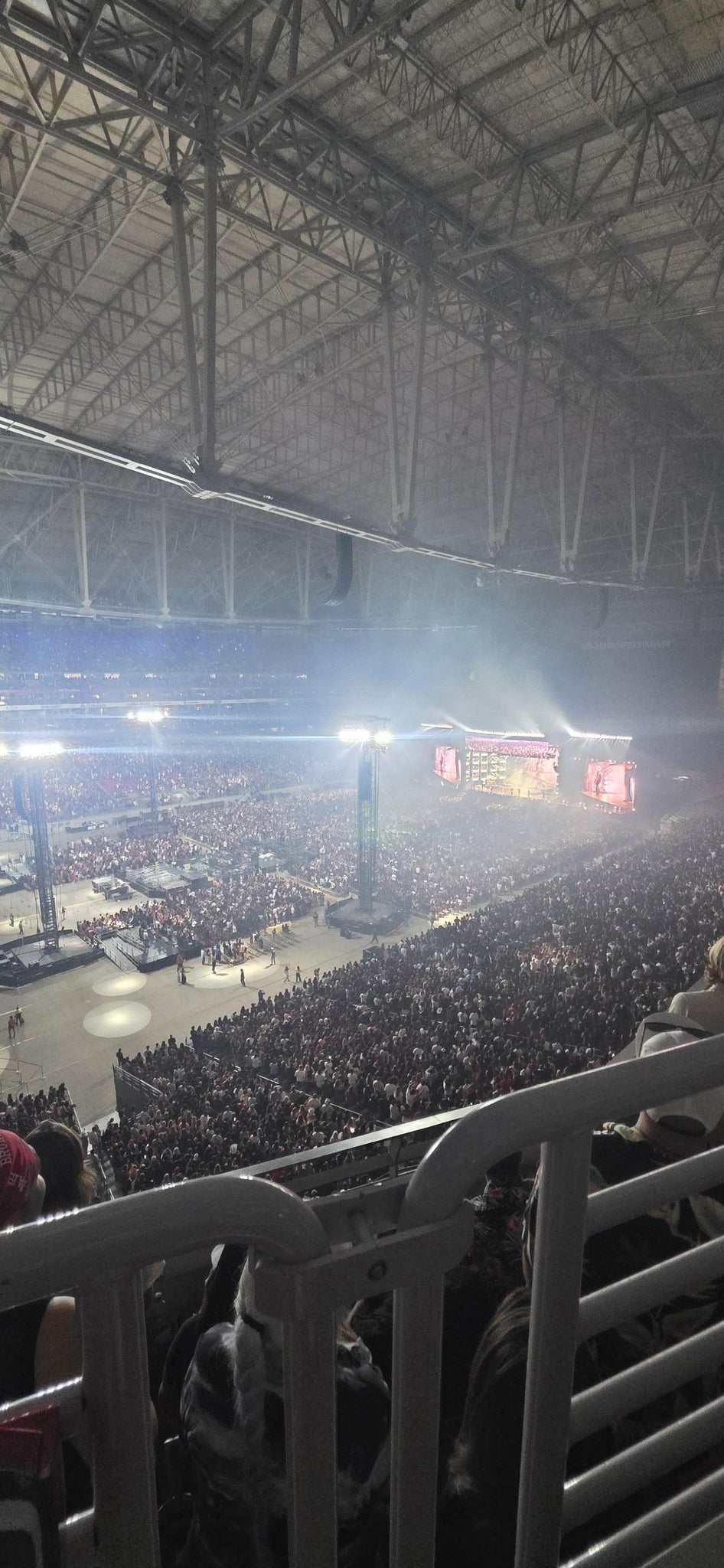 Real Fan View taken from Ring Of Honor WC 418 at State Farm Stadium by Tannia B