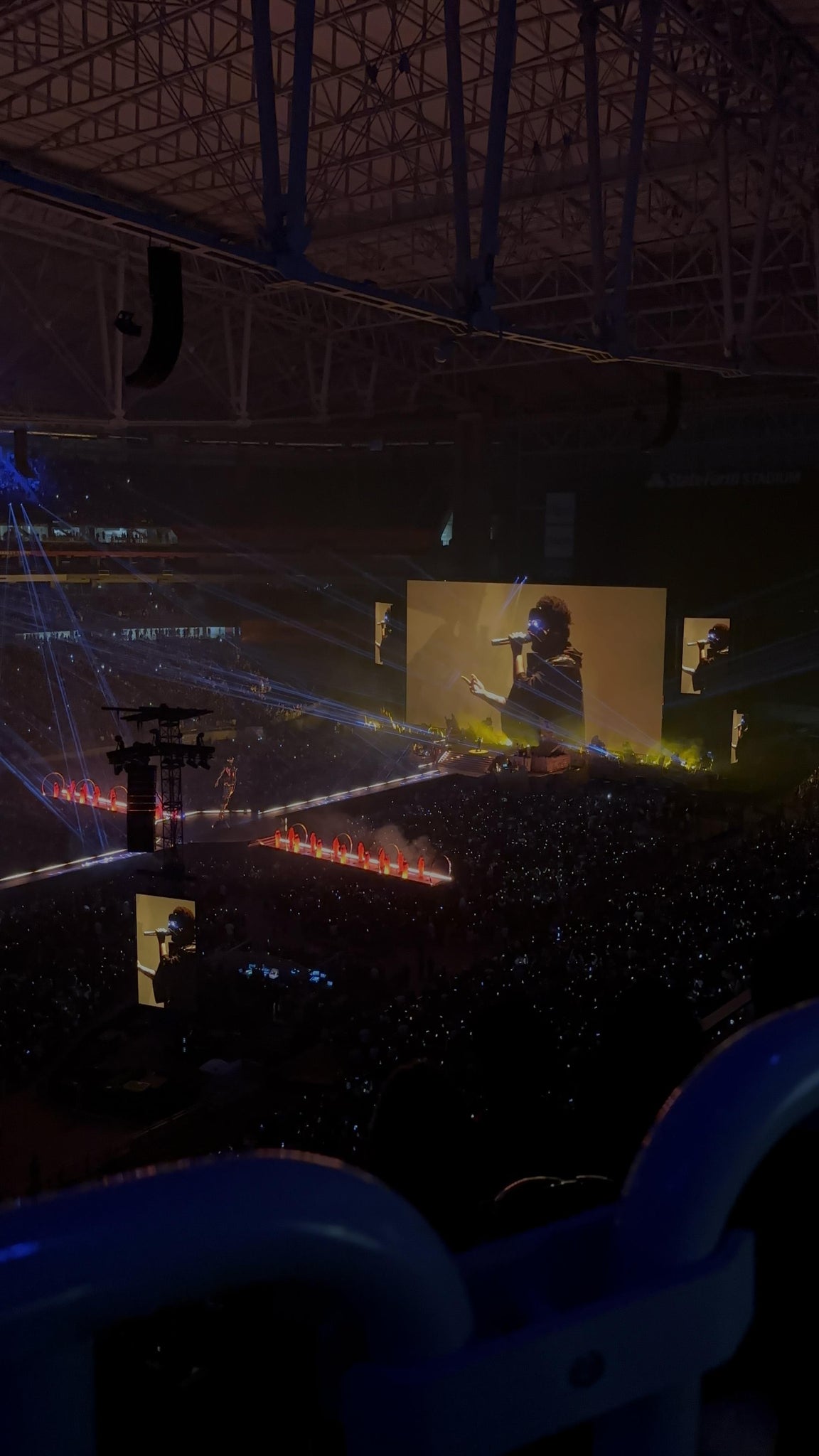 Real Fan View taken from Ring Of Honor WC 418 at State Farm Stadium by Quesly T